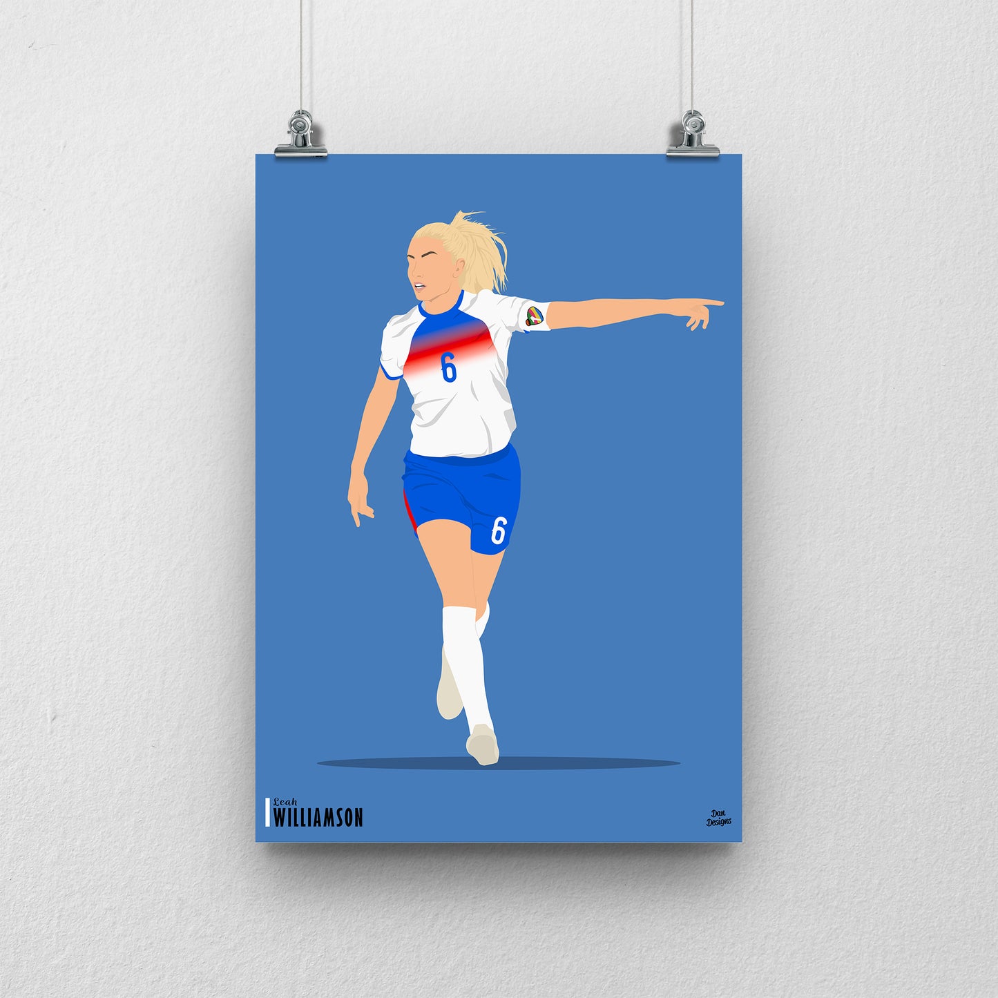 Leah Williamson Print | Lionesses Euro 2025