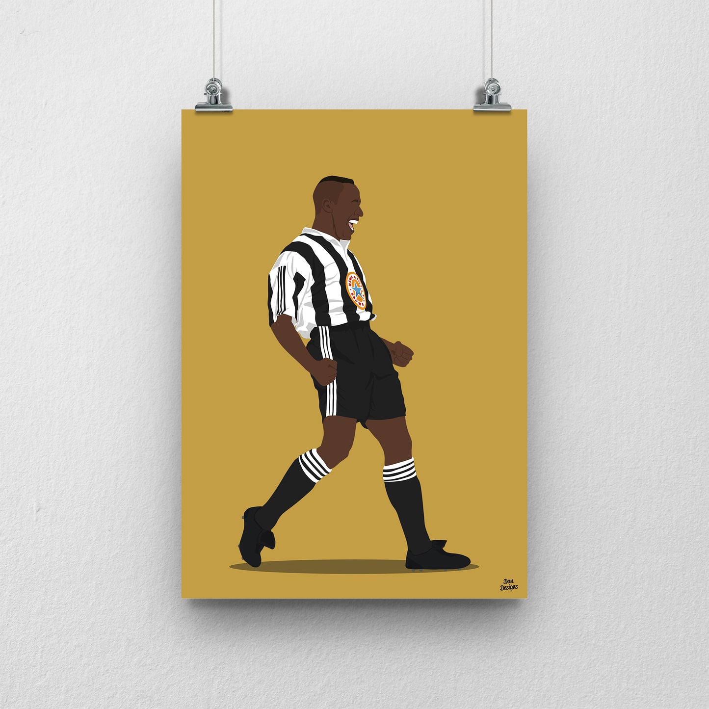 Les Ferdinand Print – Newcastle United Football Artwork