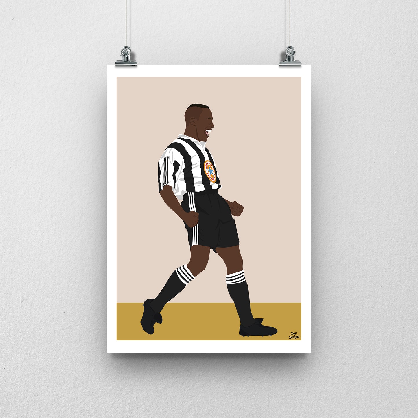 Les Ferdinand Print – Newcastle United Football Artwork