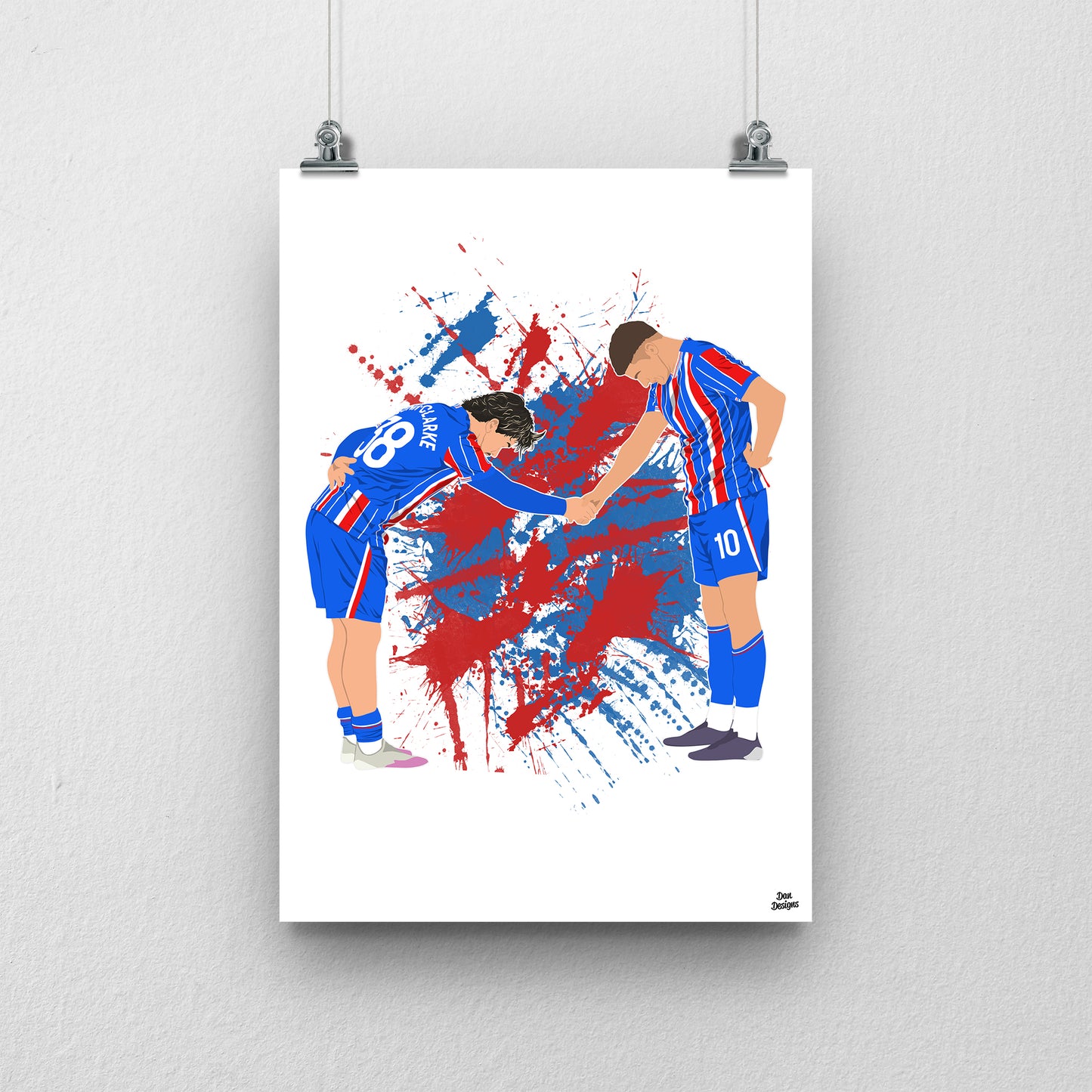 Regan Linney x Chris Conn-Clarke Carlisle United Print – Official Artwork
