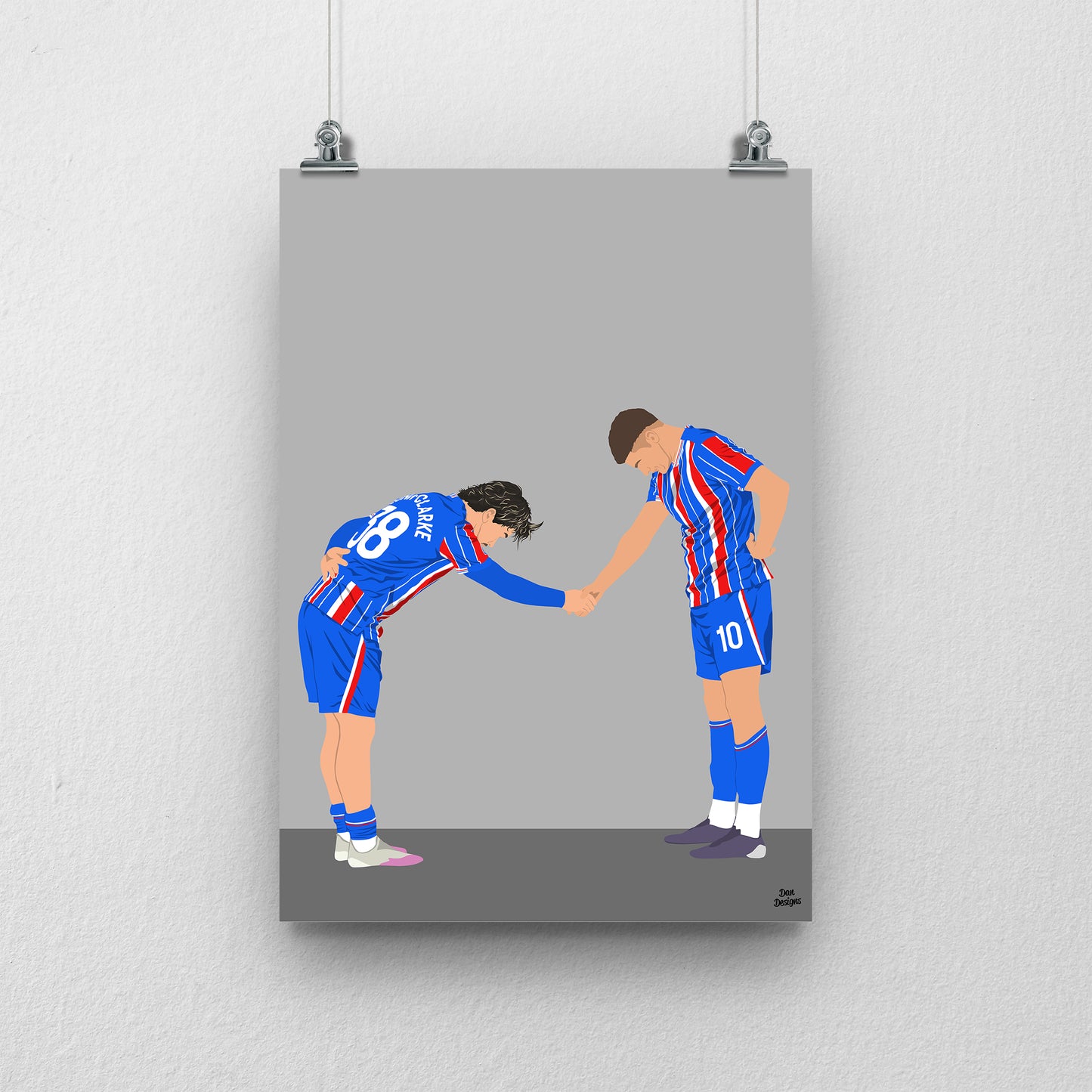 Regan Linney x Chris Conn-Clarke Carlisle United Print – Official Artwork