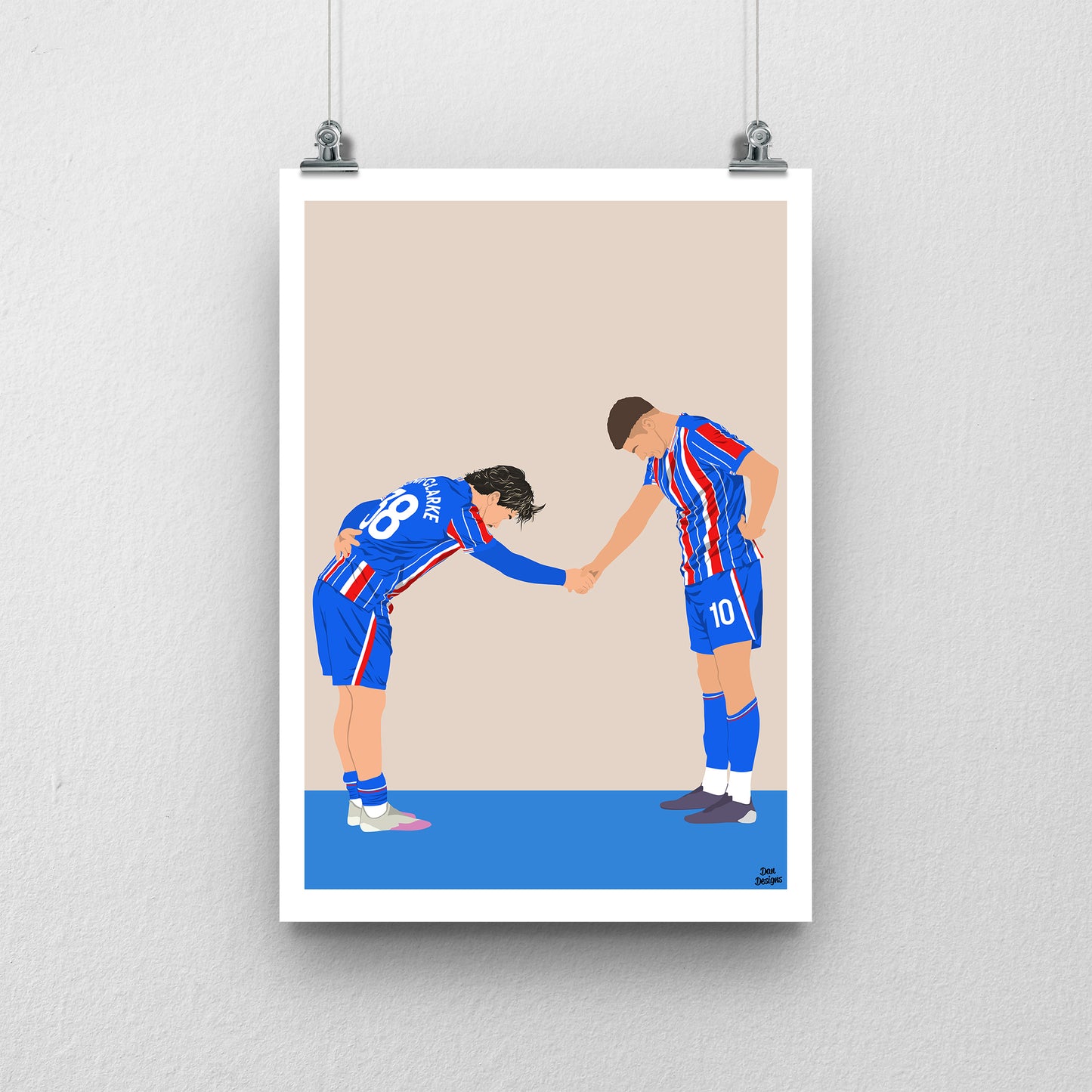 Regan Linney x Chris Conn-Clarke Carlisle United Print – Official Artwork