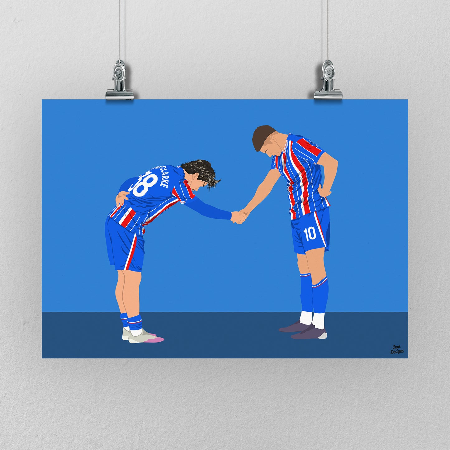 Regan Linney x Chris Conn-Clarke Carlisle United Print – Official Artwork