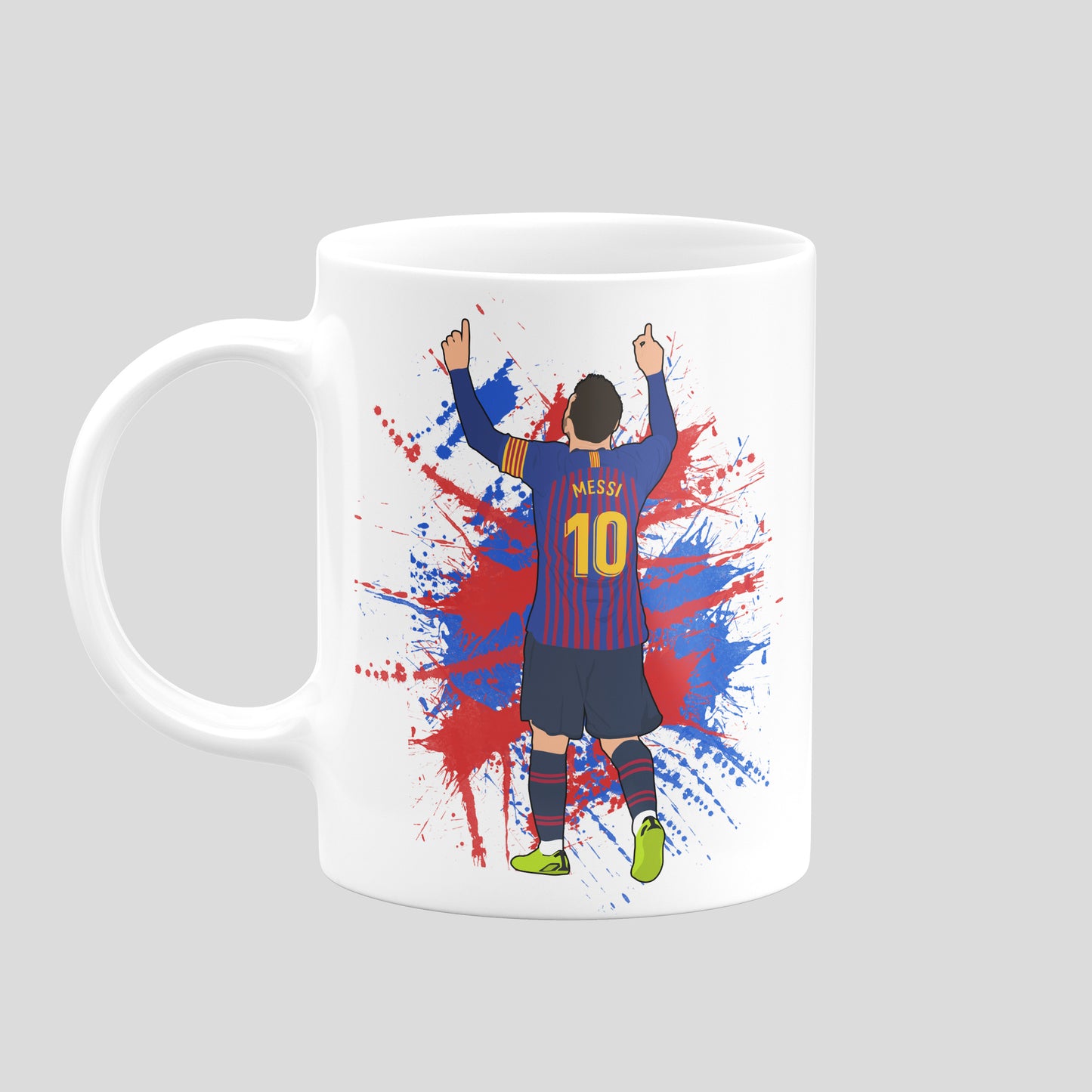 Lionel Messi Barcelona Mug – Football Artwork