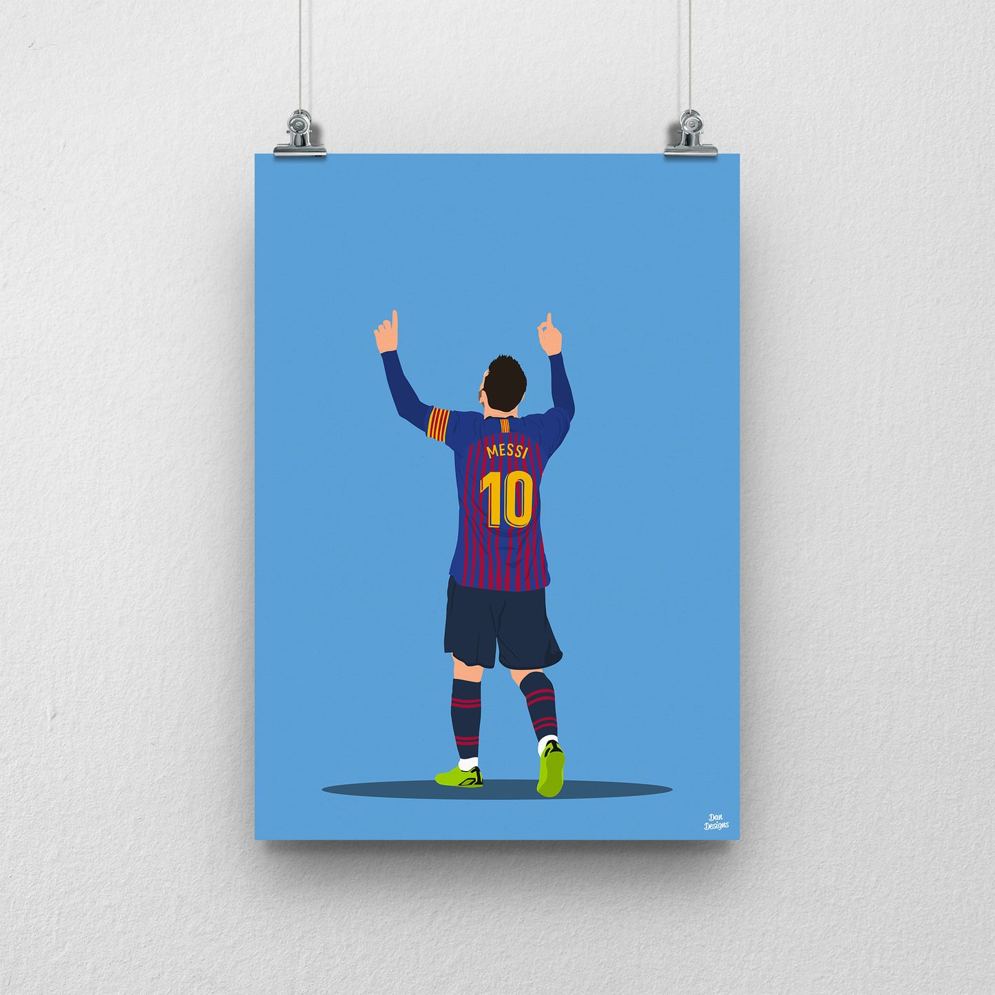 Lionel Messi Barcelona Print – Football Artwork