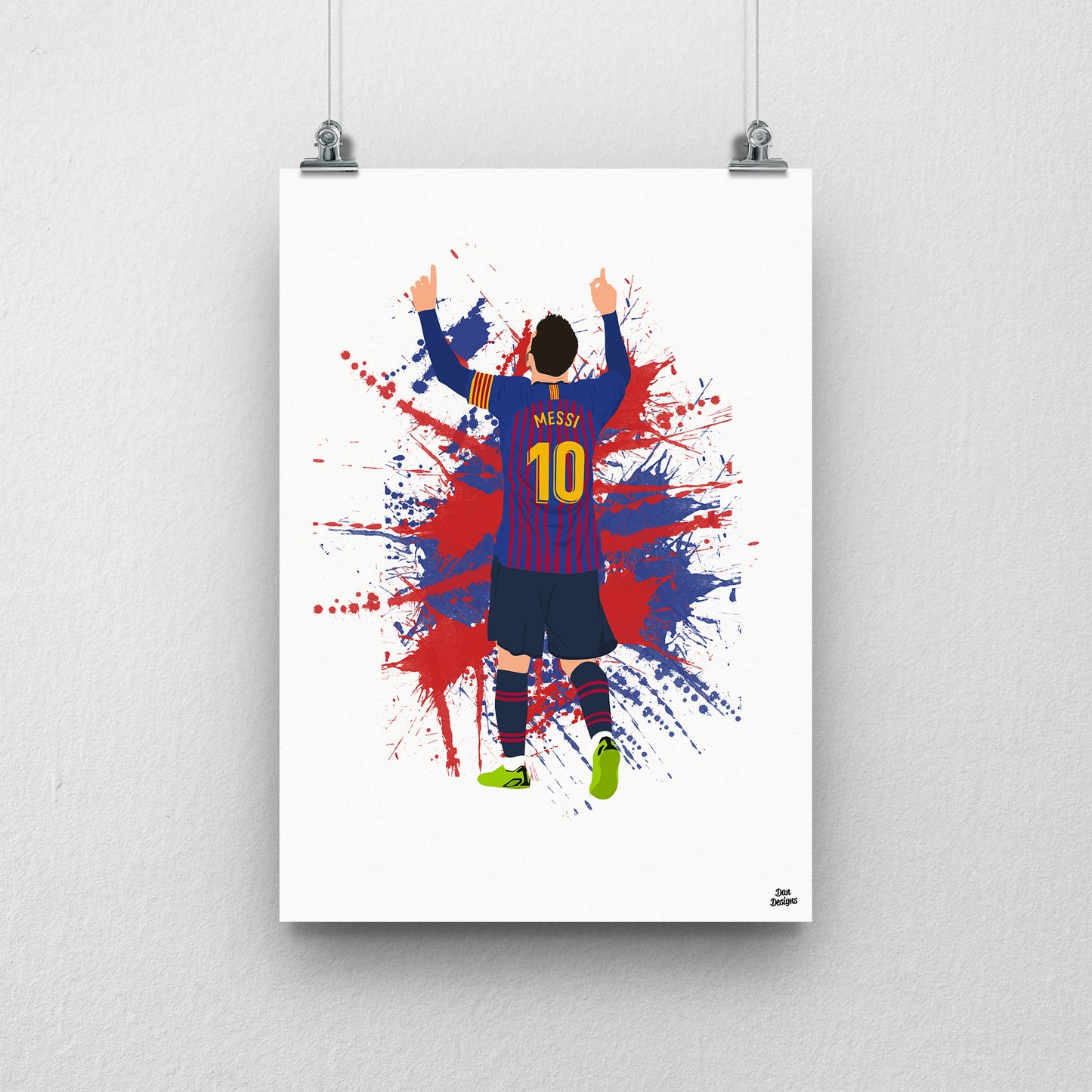 Lionel Messi Barcelona Print – Football Artwork