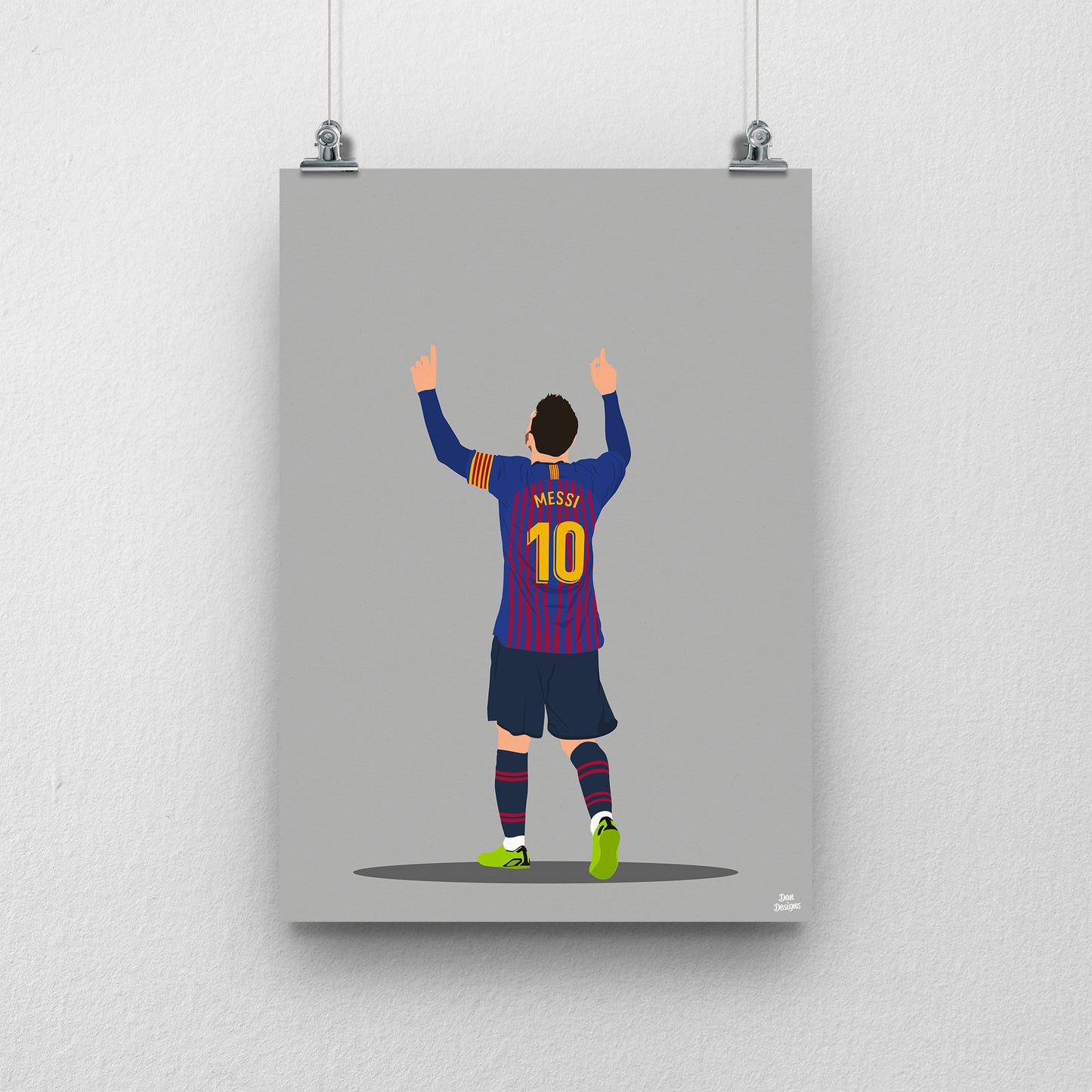 Lionel Messi Barcelona Print – Football Artwork