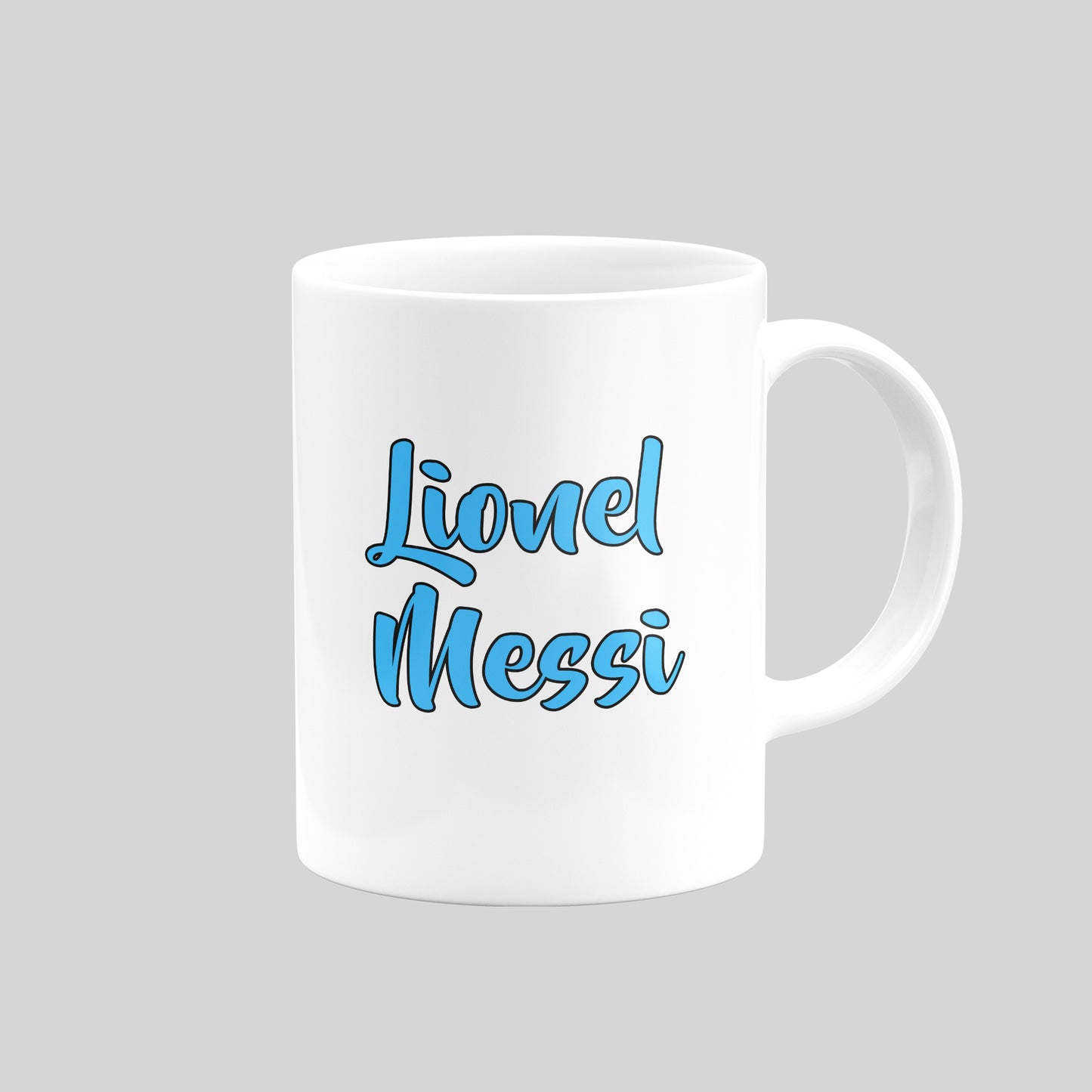 Lionel Messi Mug – World Cup Trophy