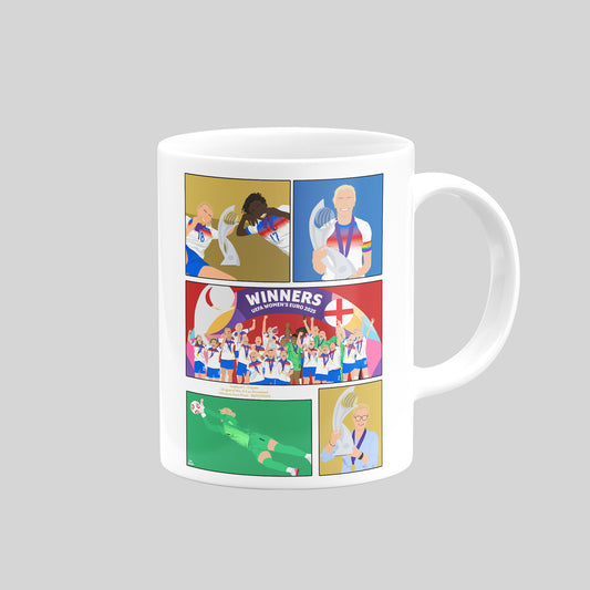 Lionesses Euro 2025 Champions Mug | England Women’s Football Gift