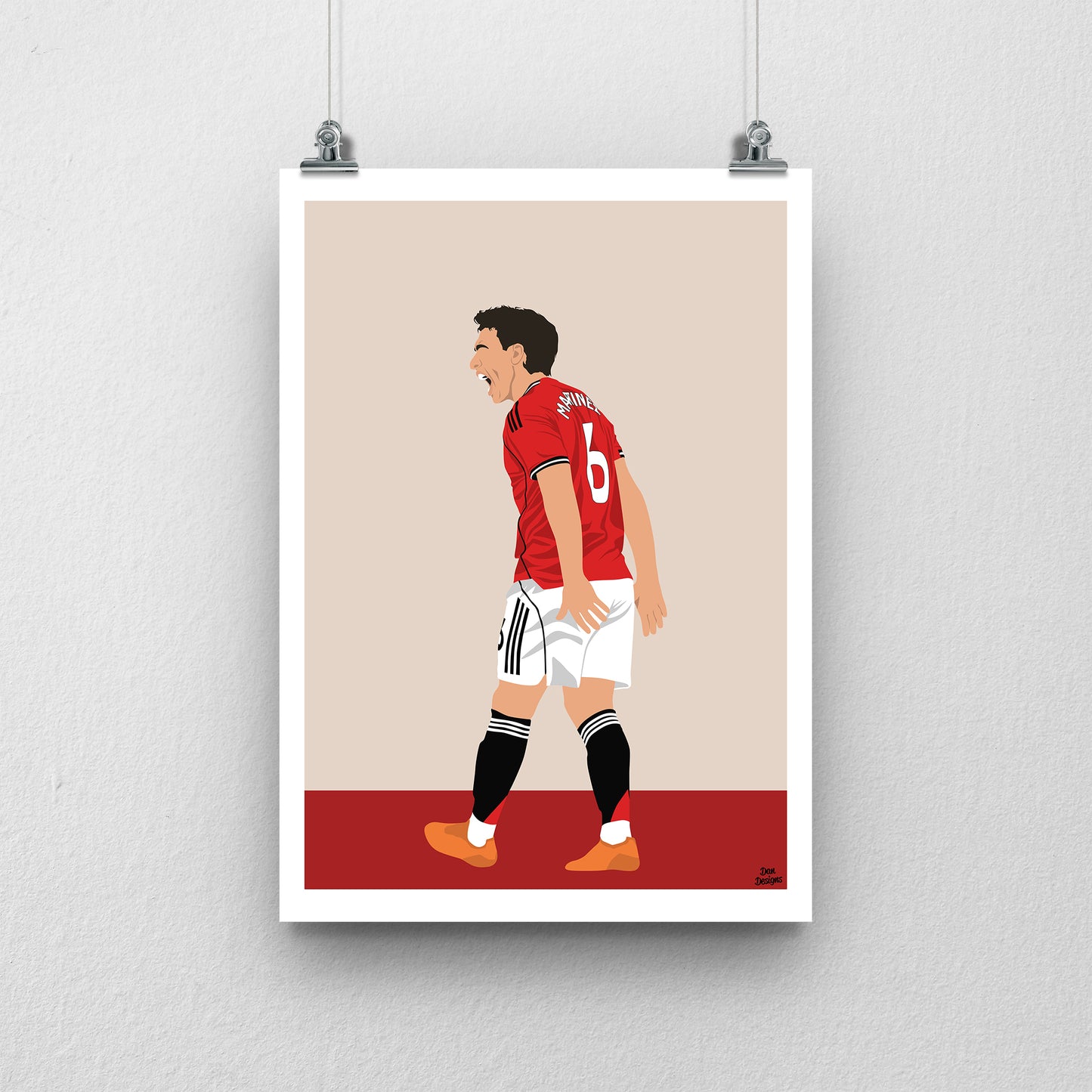 Lisandro Martinez Manchester United Print – Football Artwork