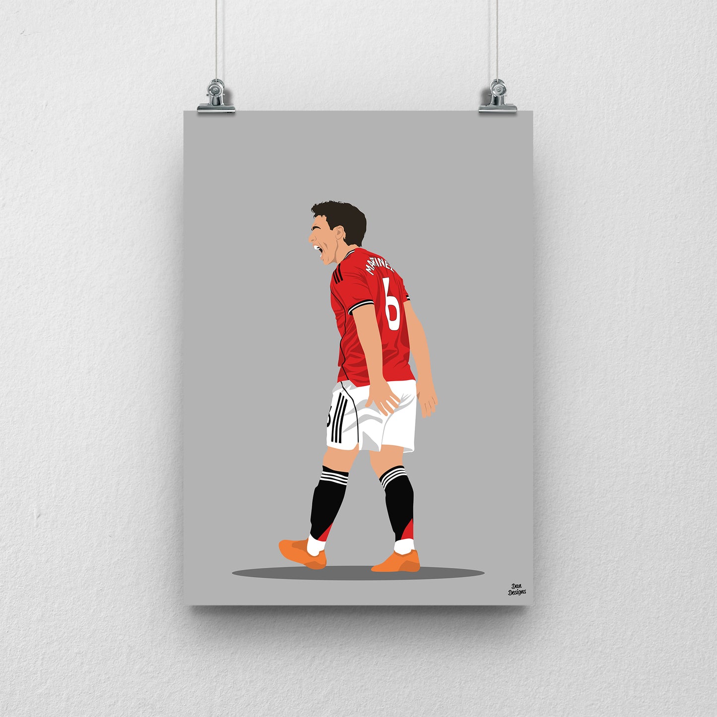 Lisandro Martinez Manchester United Print – Football Artwork