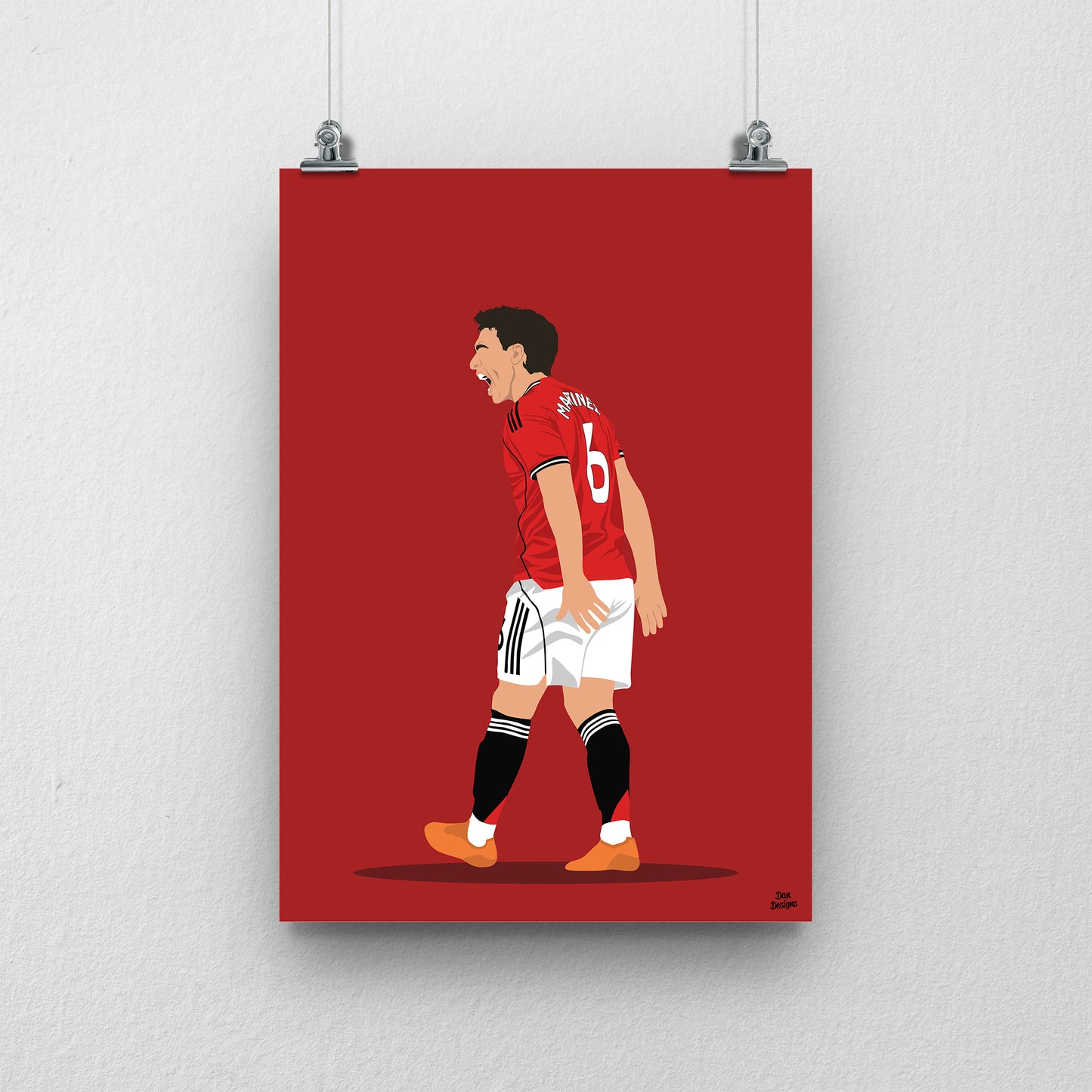 Lisandro Martinez Manchester United Print – Football Artwork