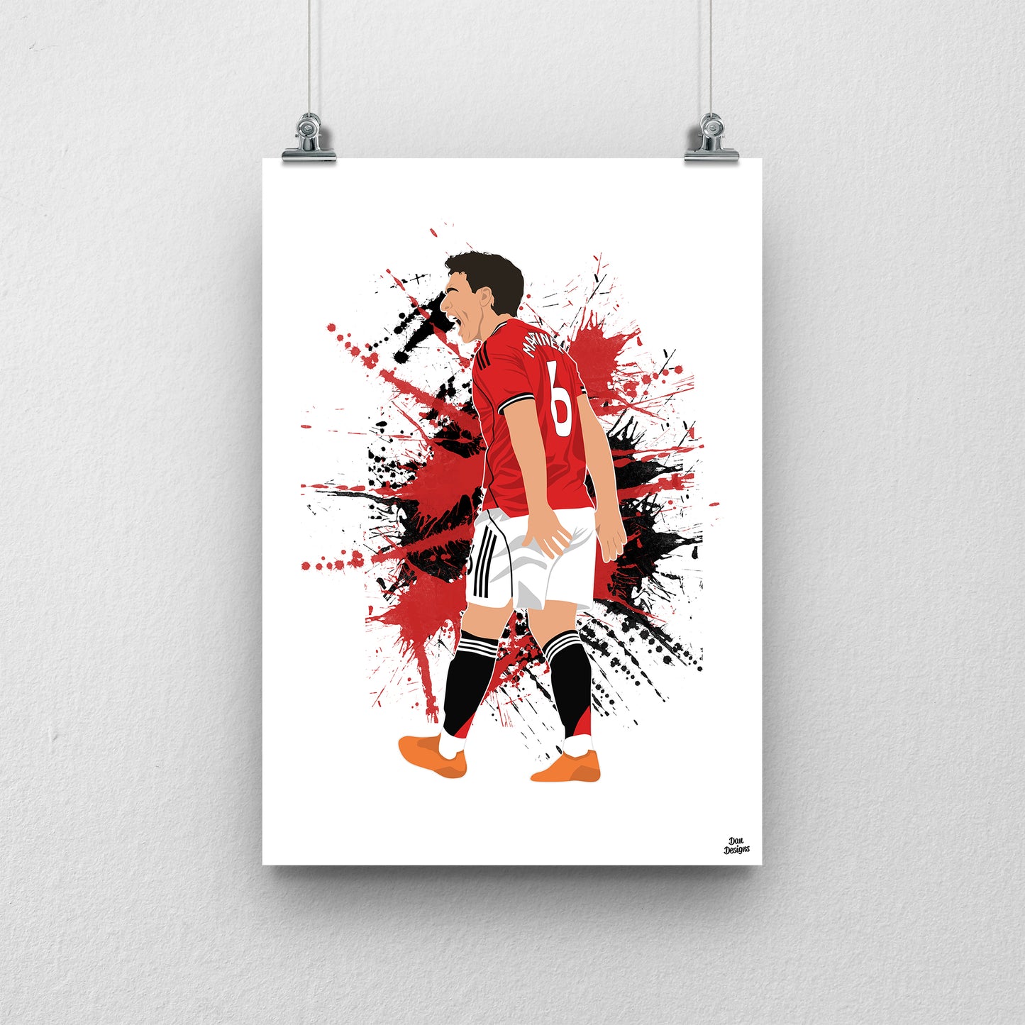 Lisandro Martinez Manchester United Print – Football Artwork