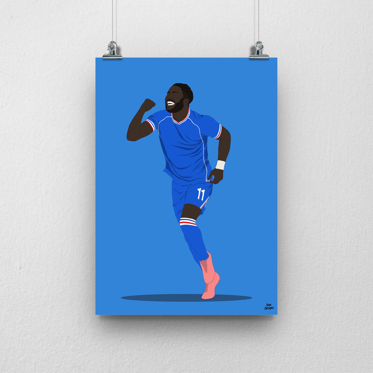 Junior Luamba Carlisle United Print – Official Artwork