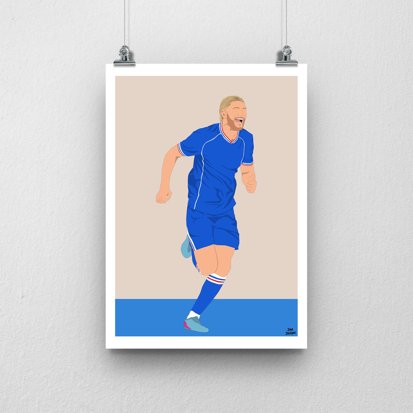Luke Armstrong Carlisle United Print – Official Artwork