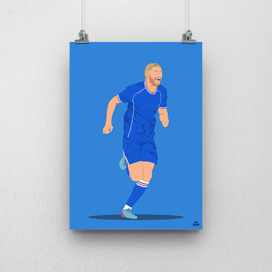 Luke Armstrong Carlisle United Print – Official Artwork