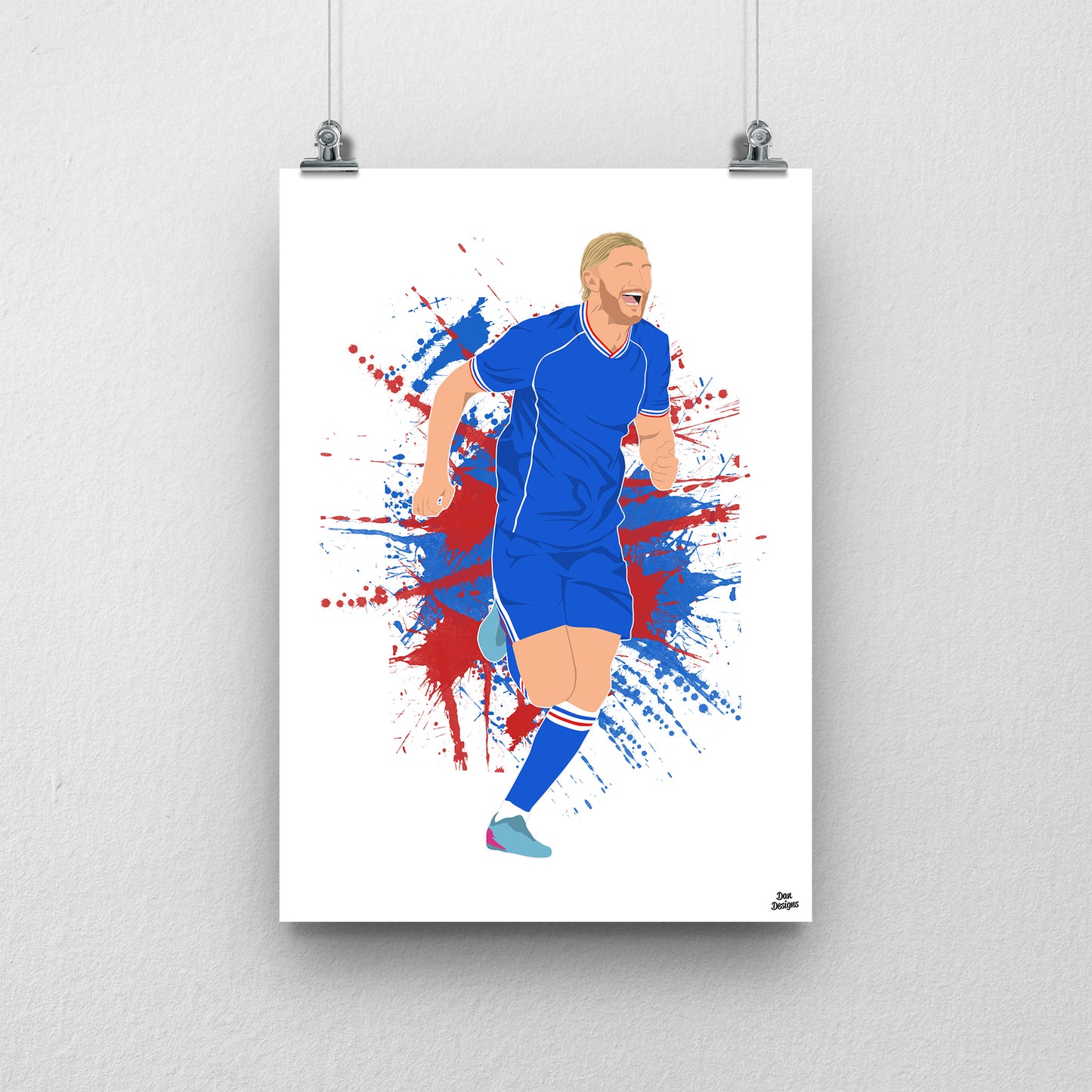 Luke Armstrong Carlisle United Print – Official Artwork