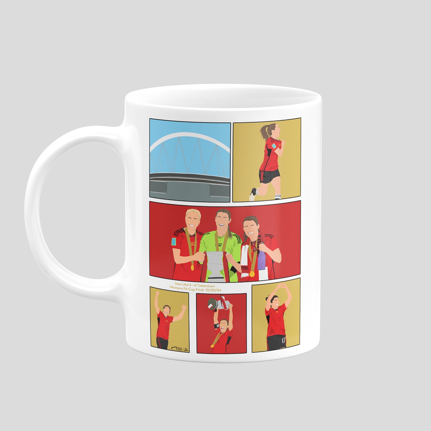 Man Utd Womens FA Cup Final Mug