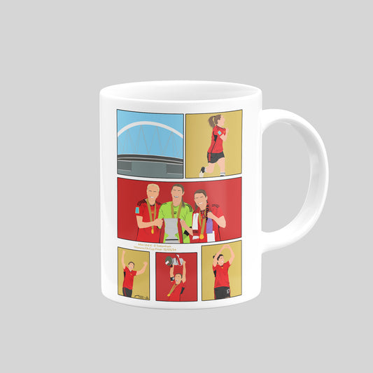 Man Utd Womens FA Cup Final Mug