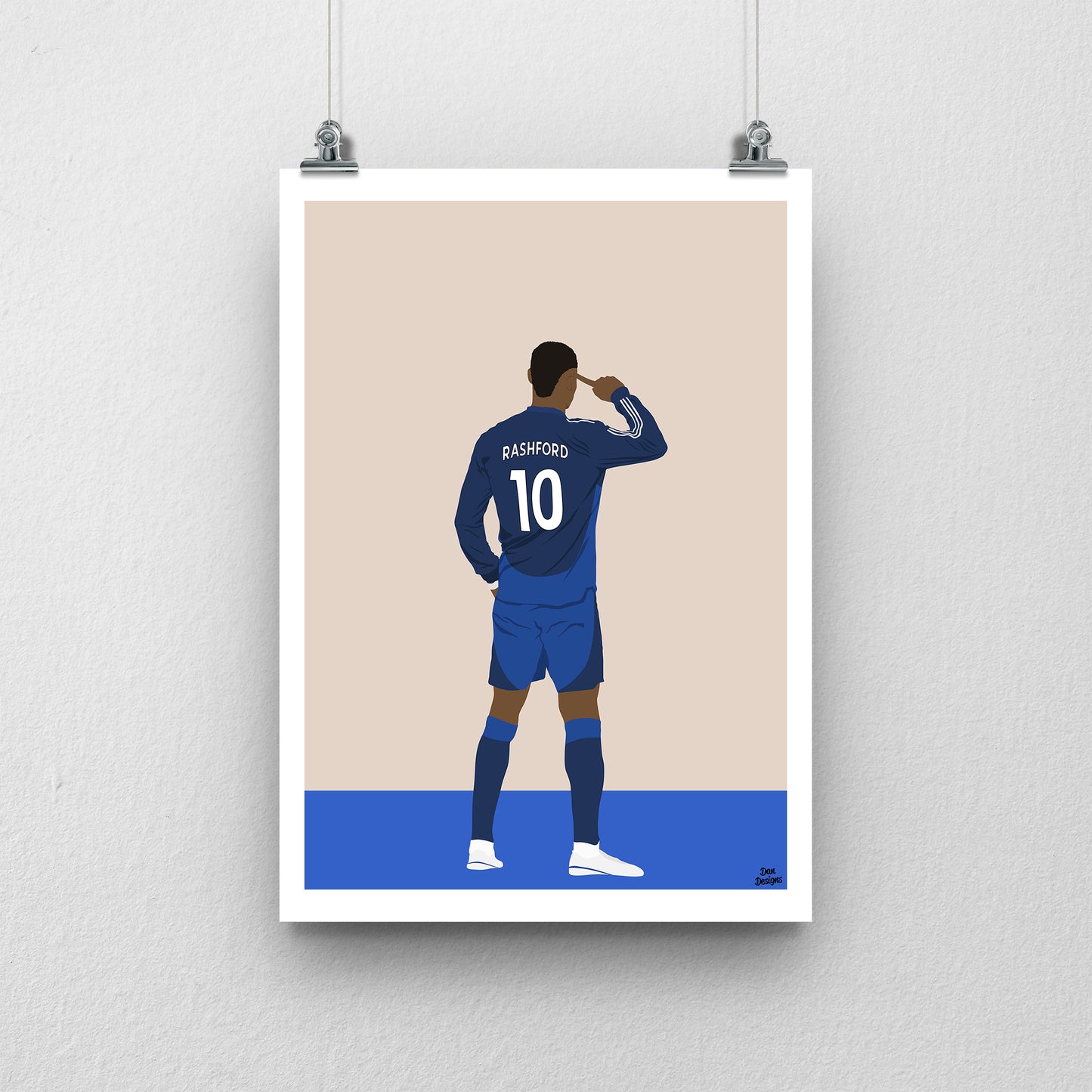 Marcus Rashford Away Print