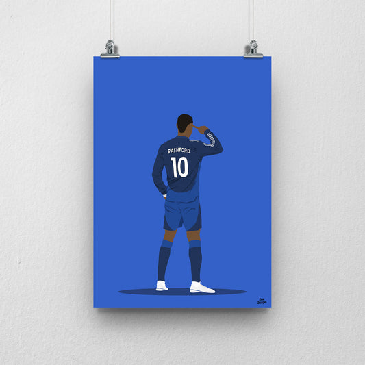 Marcus Rashford Away Print