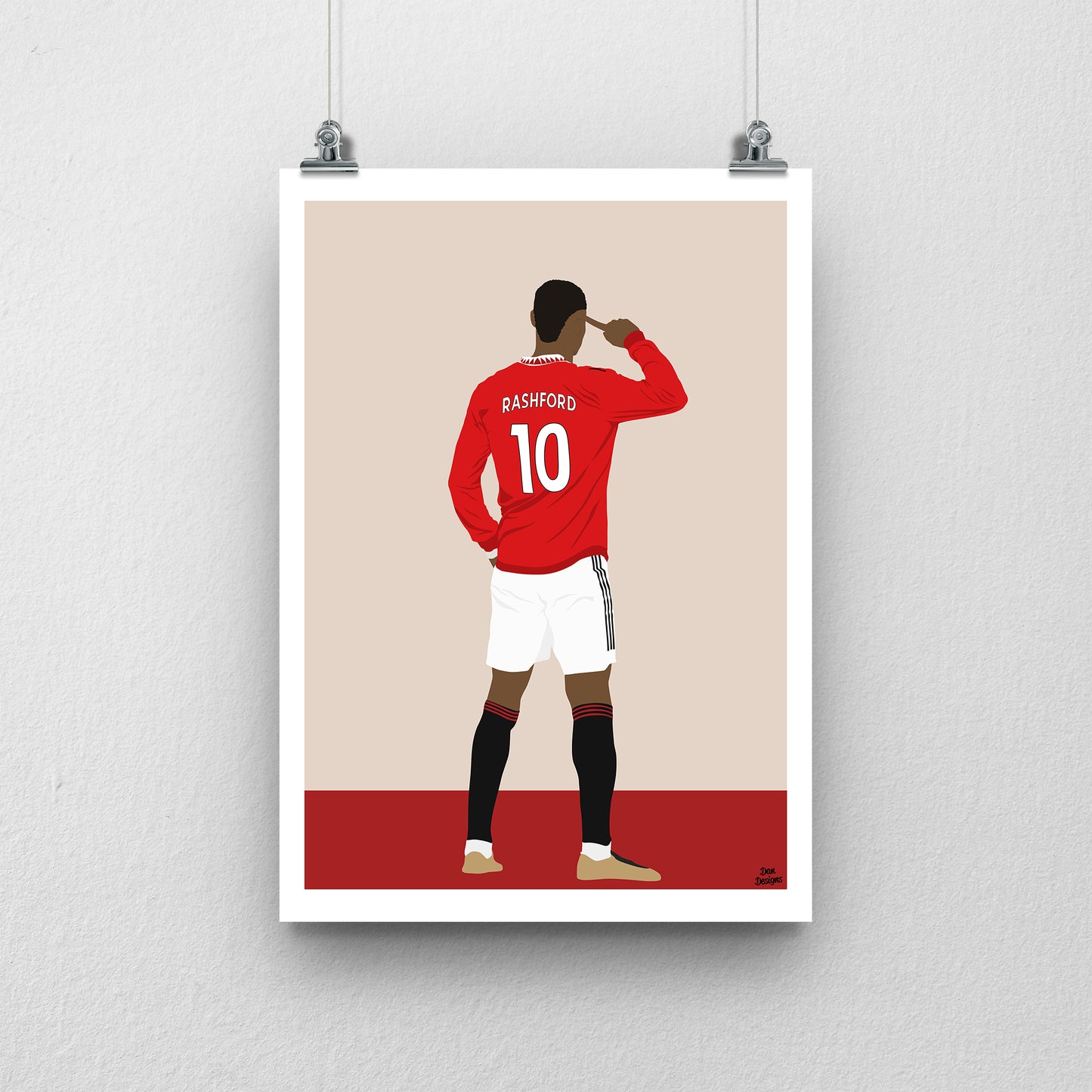 Marcus Rashford Man Utd Print