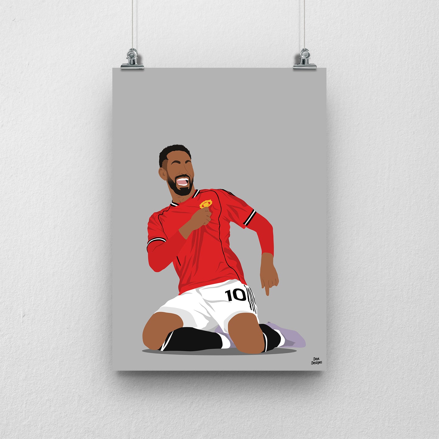 Matheus Cunha Print | Manchester United Poster