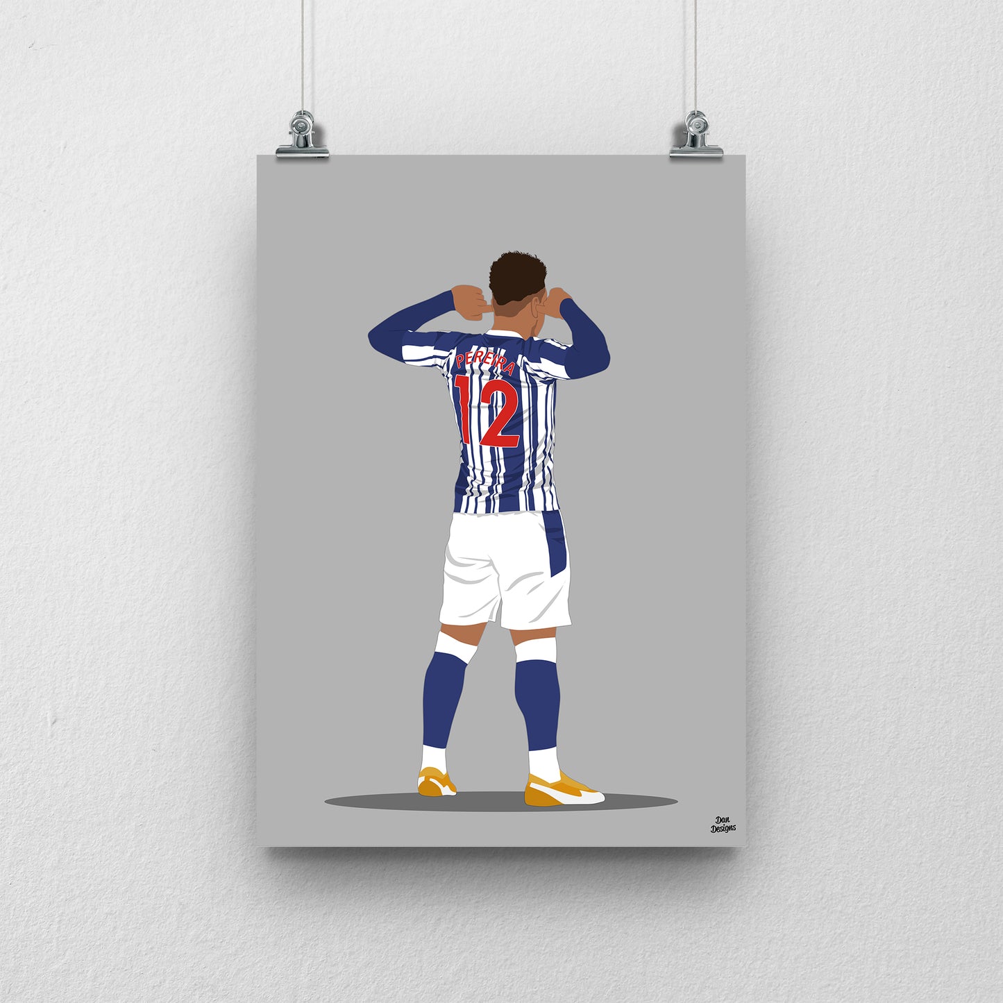 Matheus Pereira Print – West Brom Poster