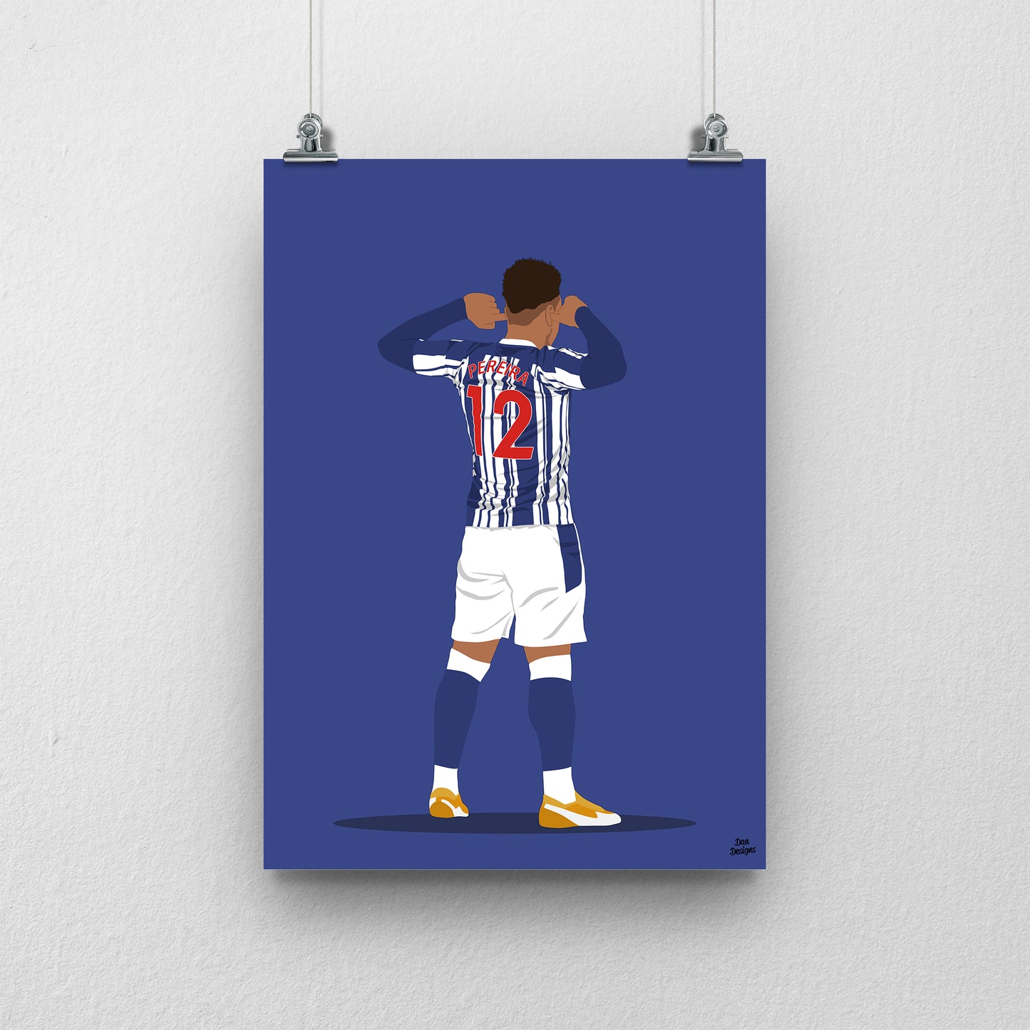 Matheus Pereira Print – West Brom Poster