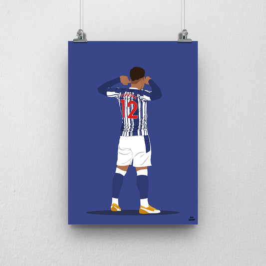 Matheus Pereira Print – West Brom Poster