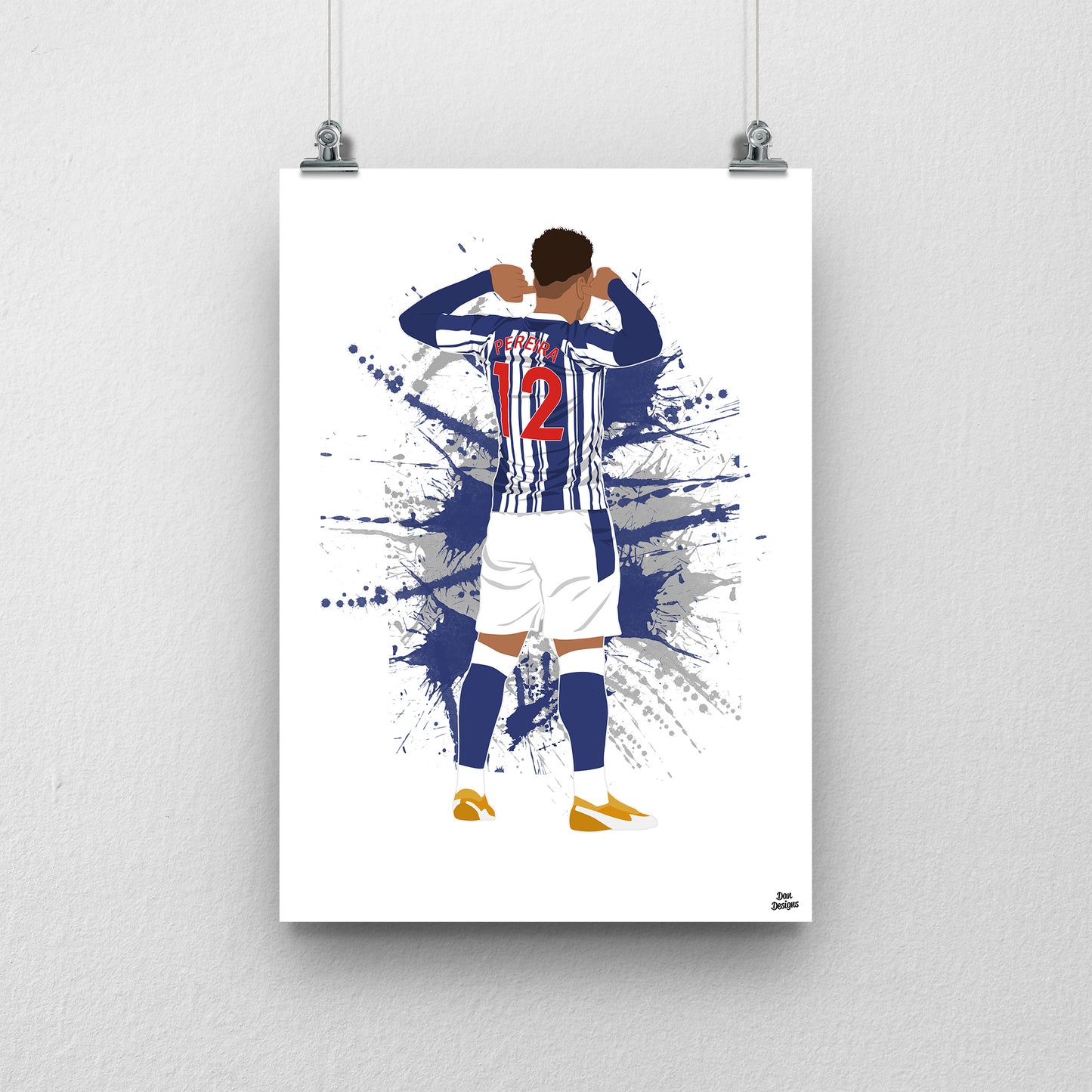 Matheus Pereira Print – West Brom Poster