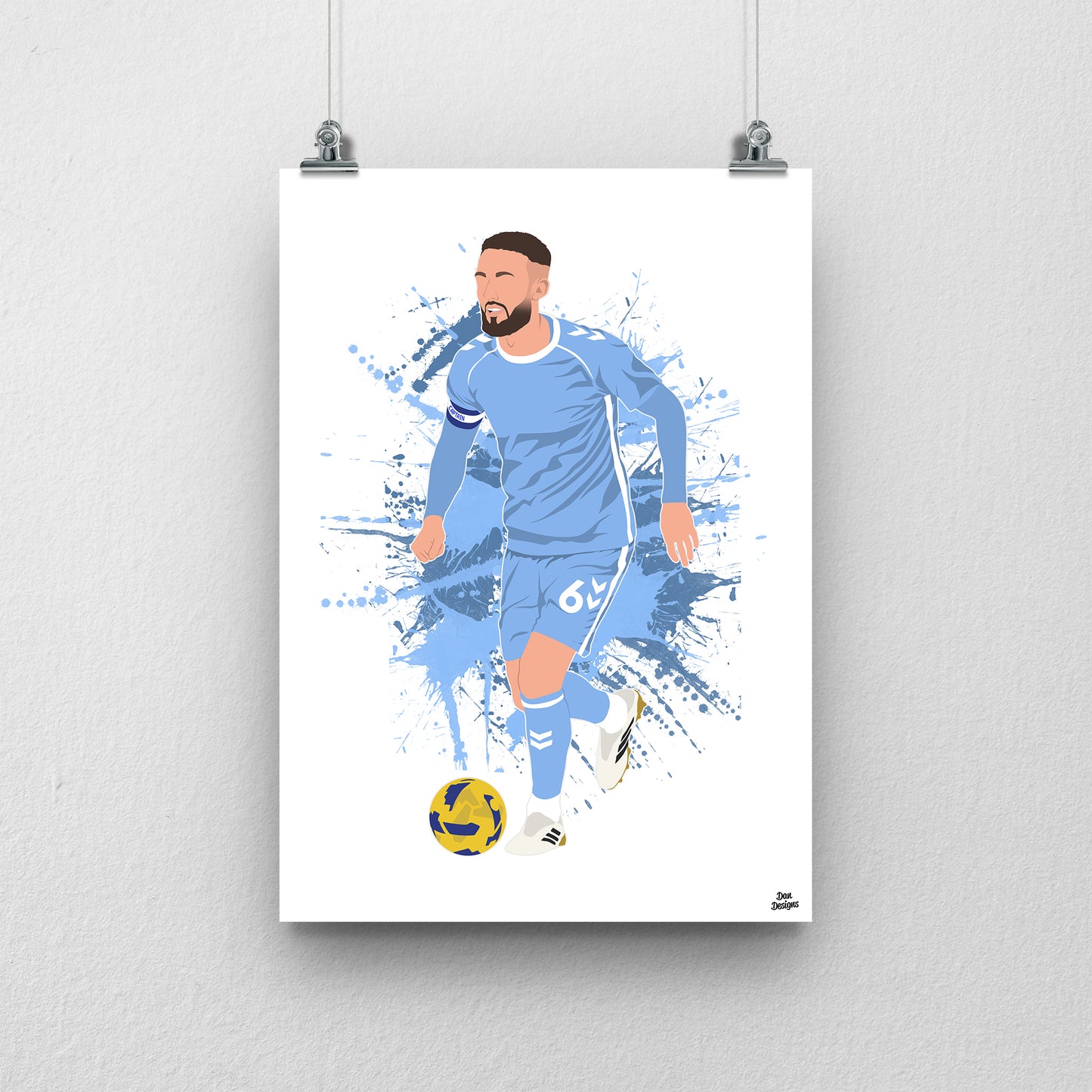 Matt Grimes Print – Coventry City Poster