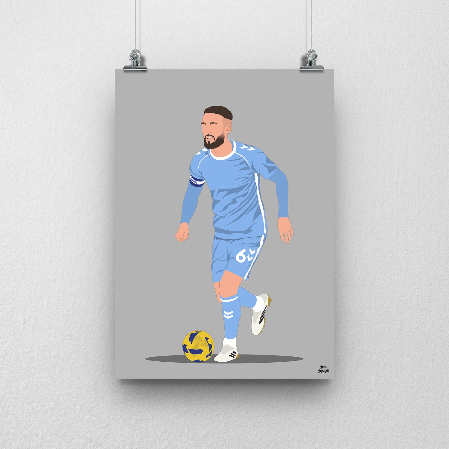 Matt Grimes Print – Coventry City Poster