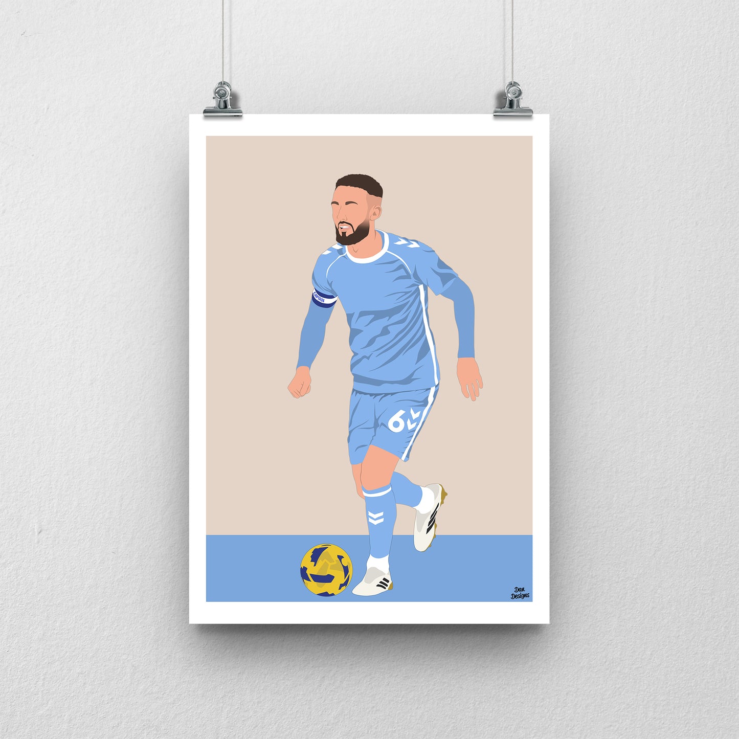 Matt Grimes Print – Coventry City Poster