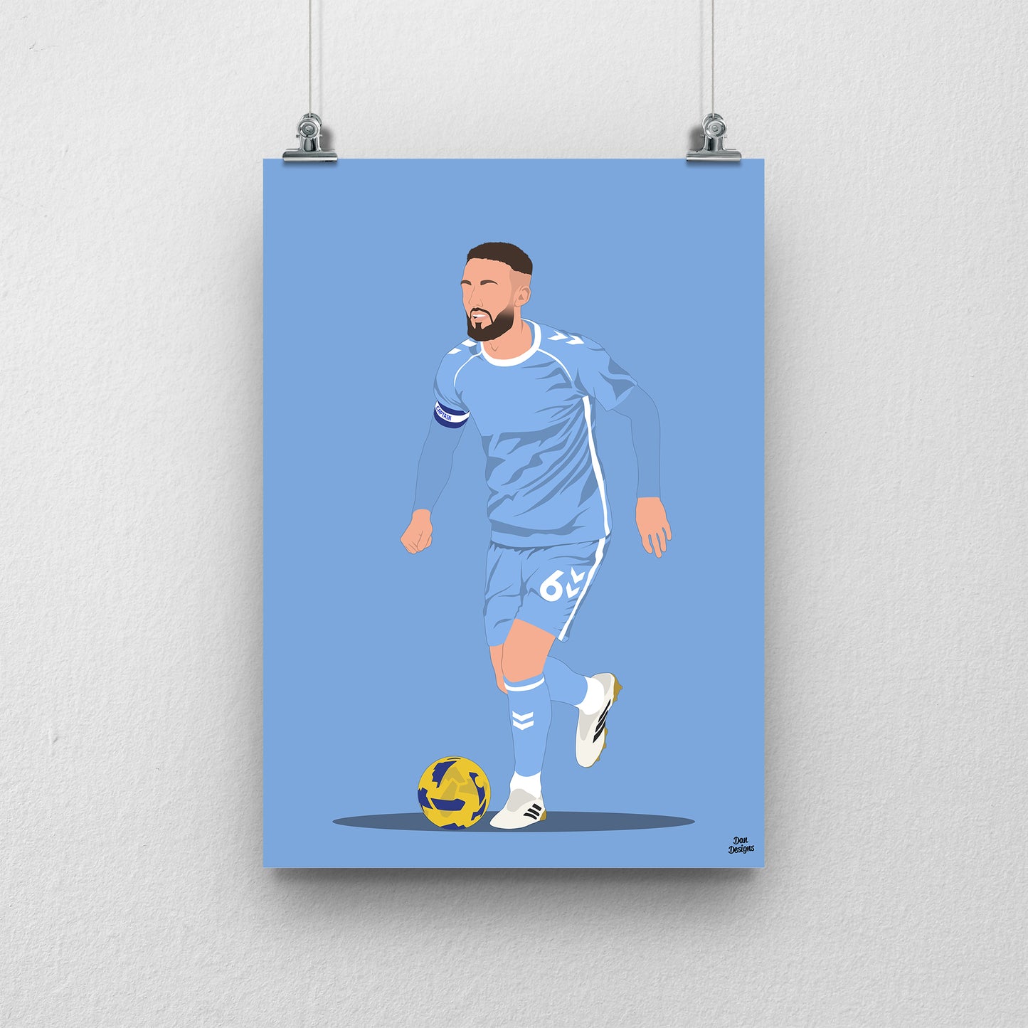 Matt Grimes Print – Coventry City Poster