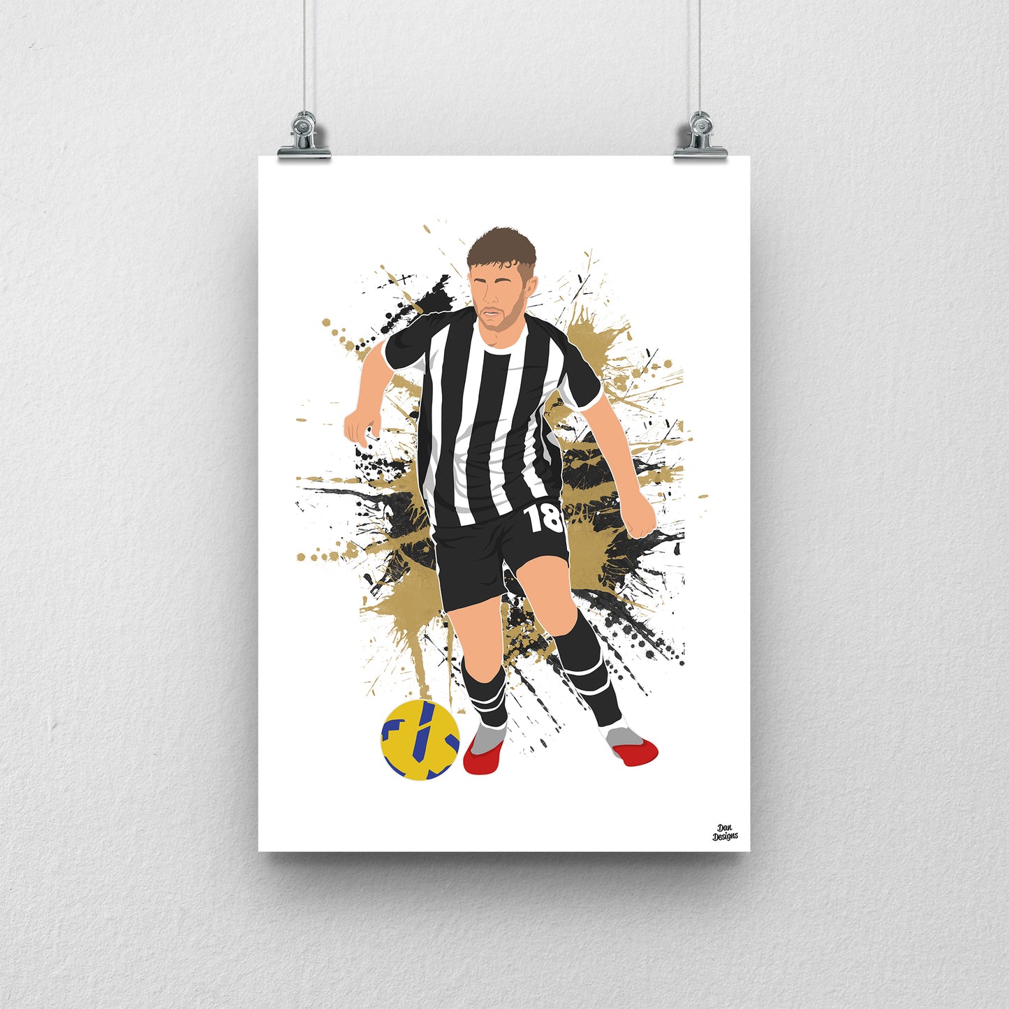 Matt Palmer Notts County Print – Football Artwork