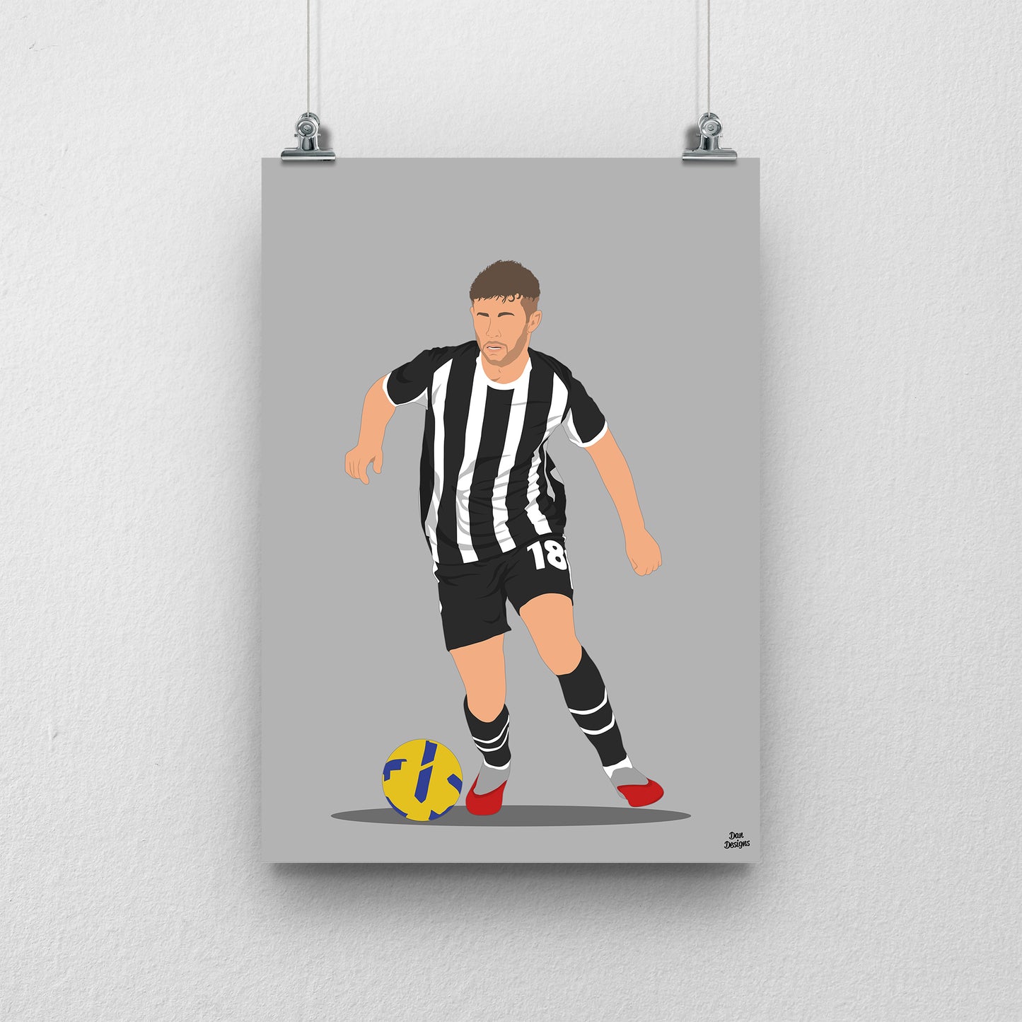 Matt Palmer Notts County Print – Football Artwork
