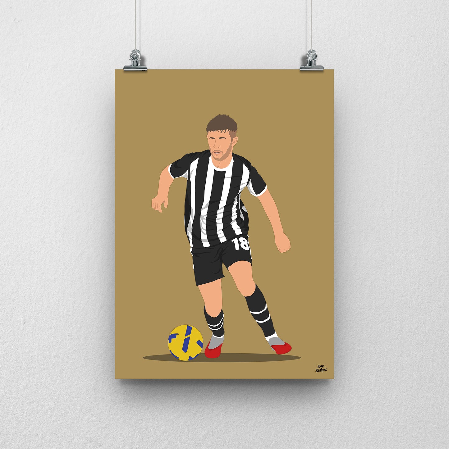 Matt Palmer Notts County Print – Football Artwork