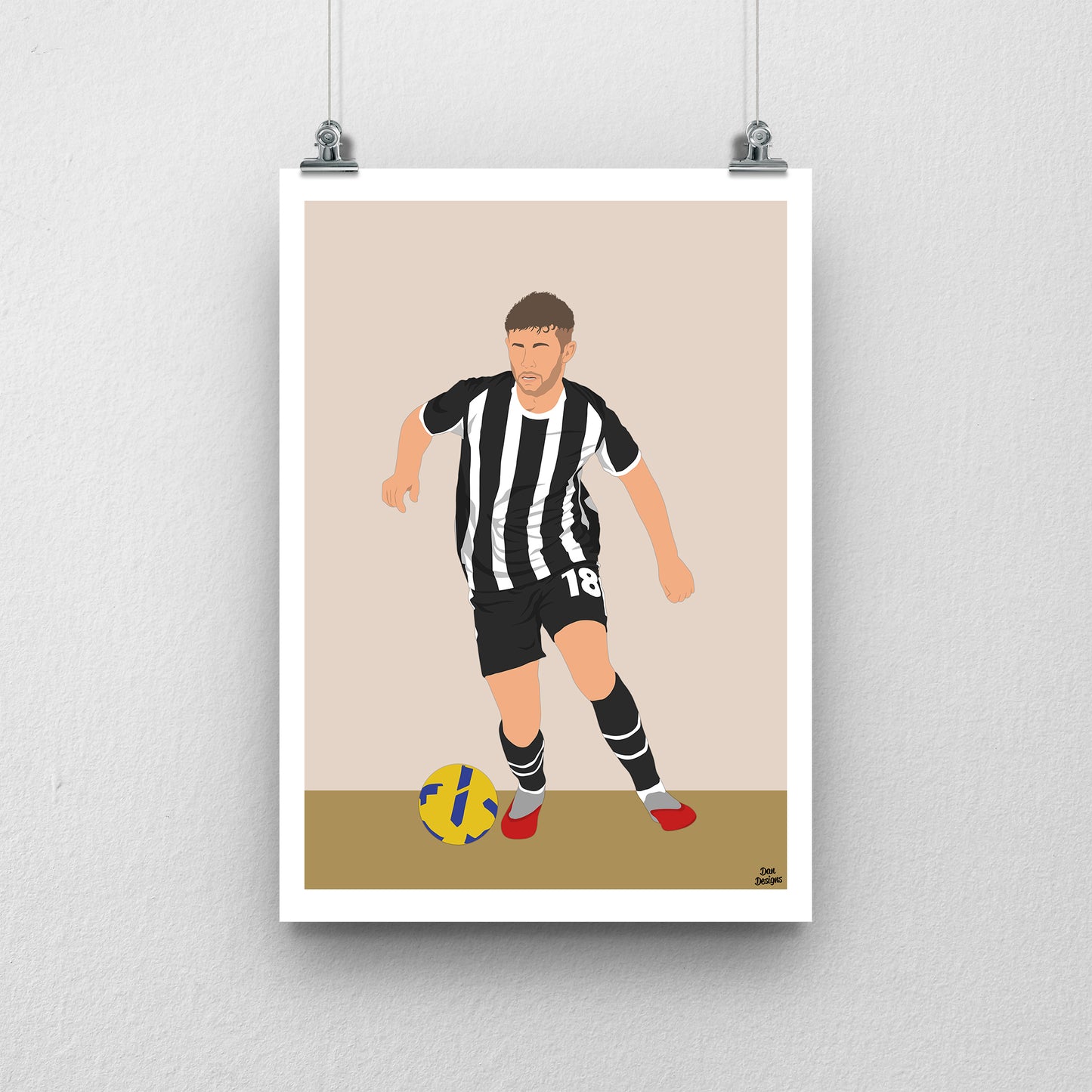 Matt Palmer Notts County Print – Football Artwork