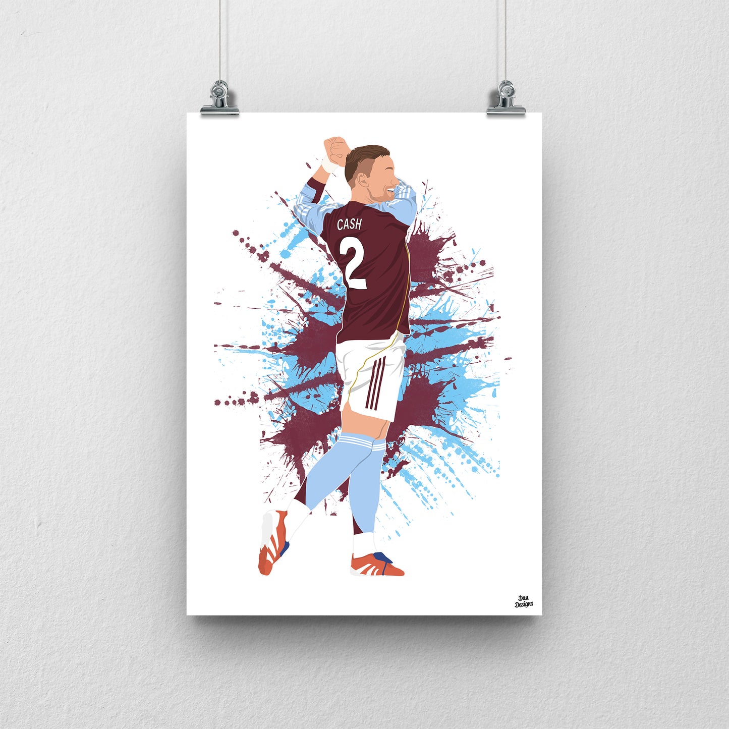 Matty Cash Aston Villa Print – Football Artwork