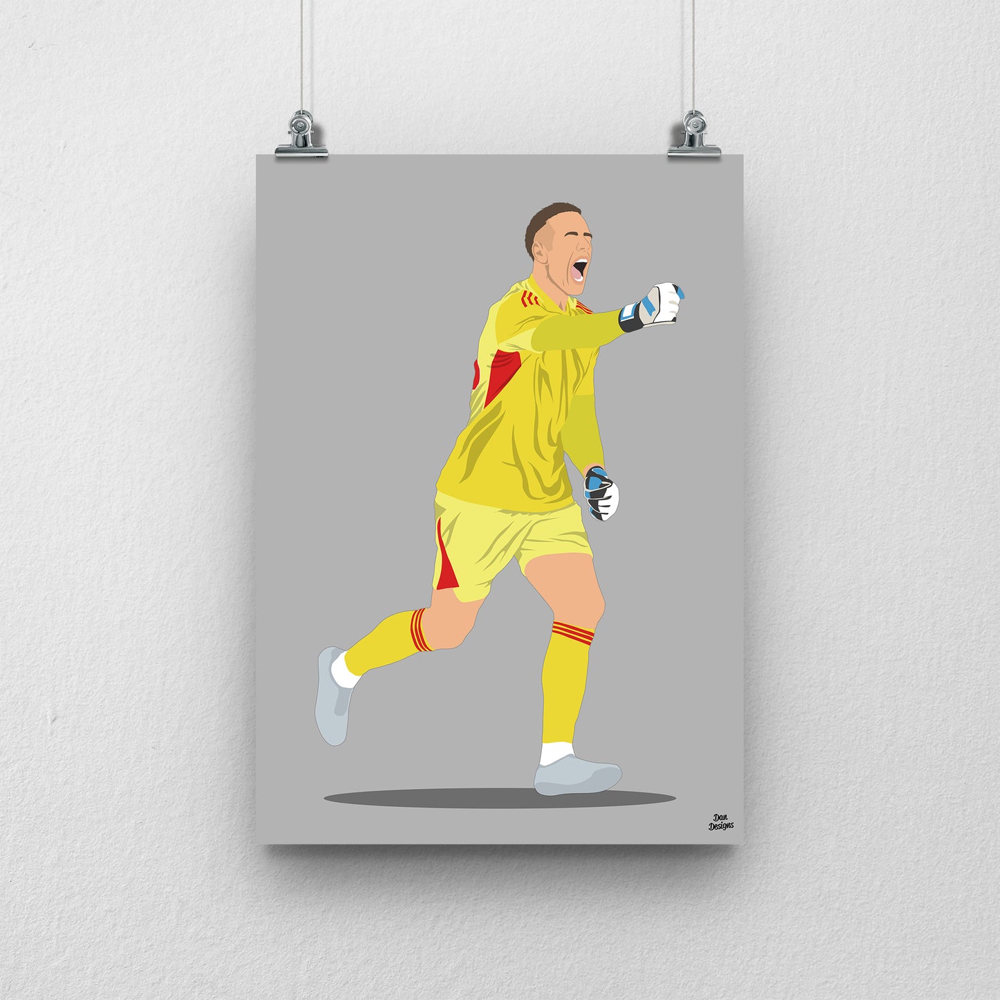 Matz Sels Nottingham Forest Print – Goalkeeper Artwork