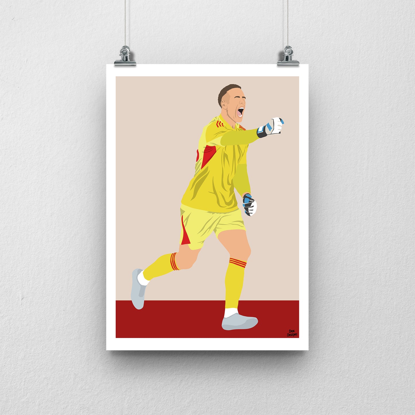 Matz Sels Nottingham Forest Print – Goalkeeper Artwork