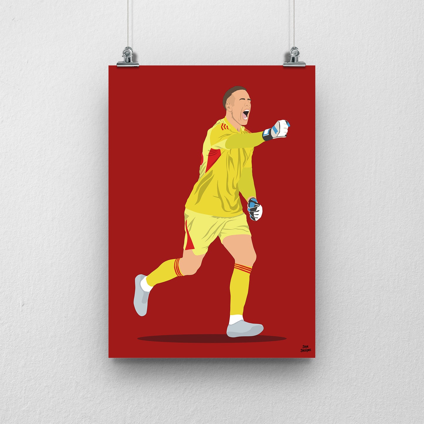 Matz Sels Nottingham Forest Print – Goalkeeper Artwork