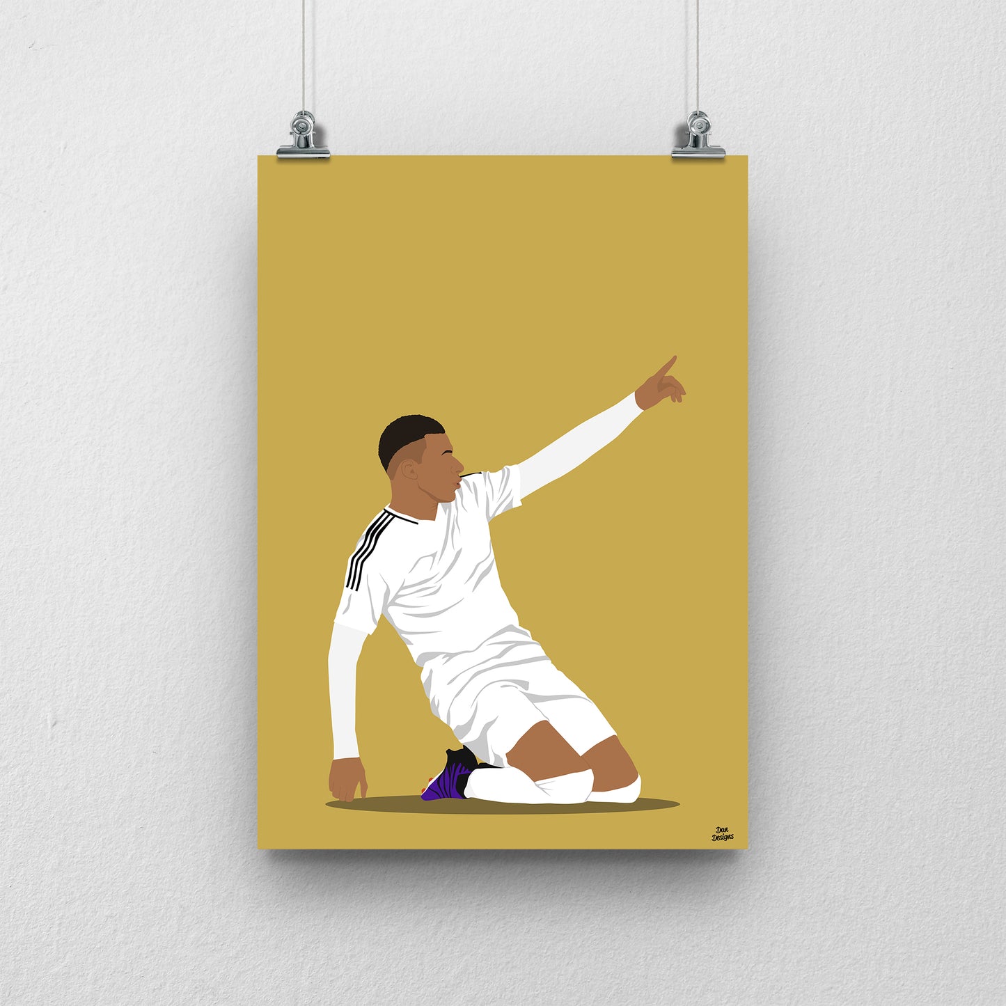 Kylian Mbappe Real Madrid Print