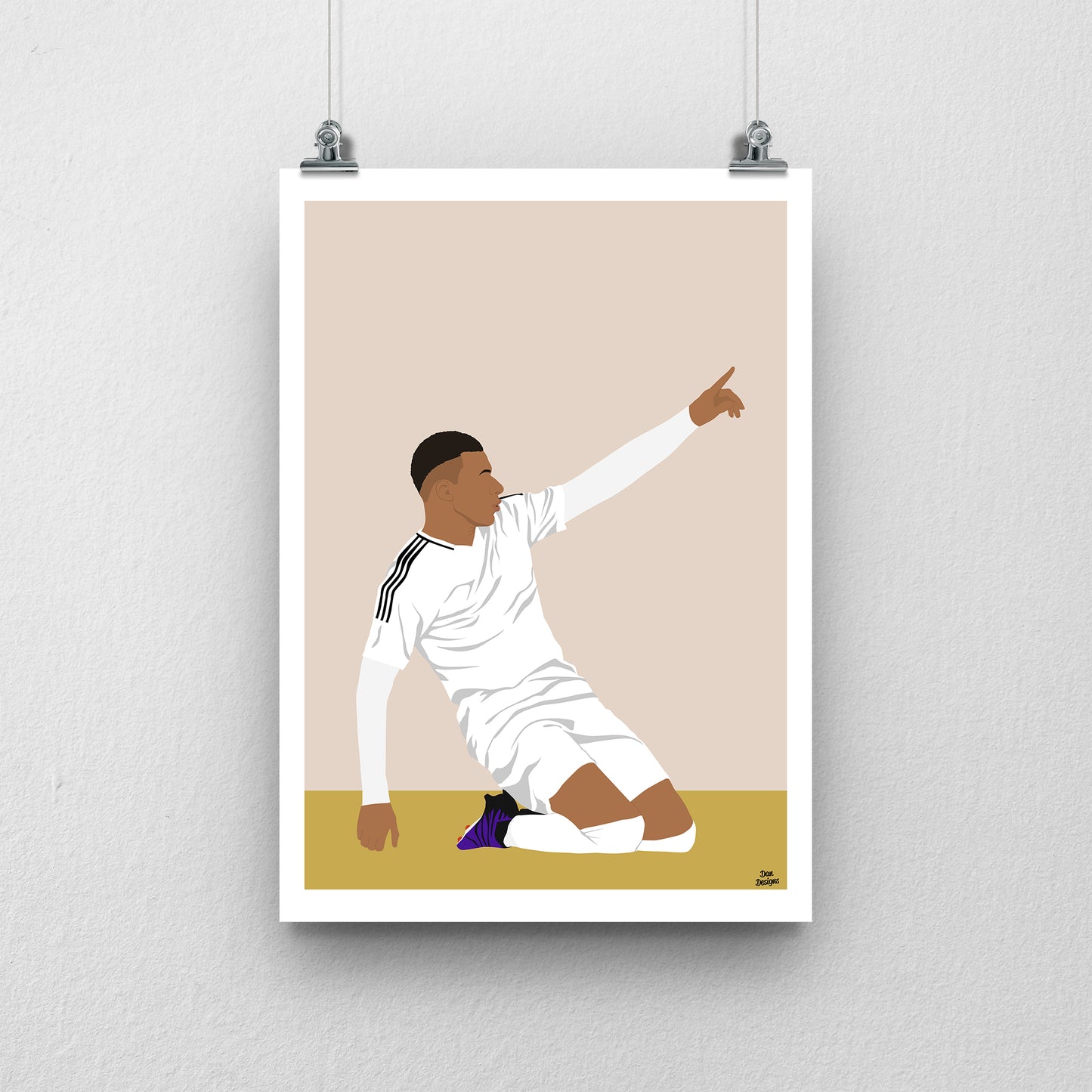 Kylian Mbappe Real Madrid Print