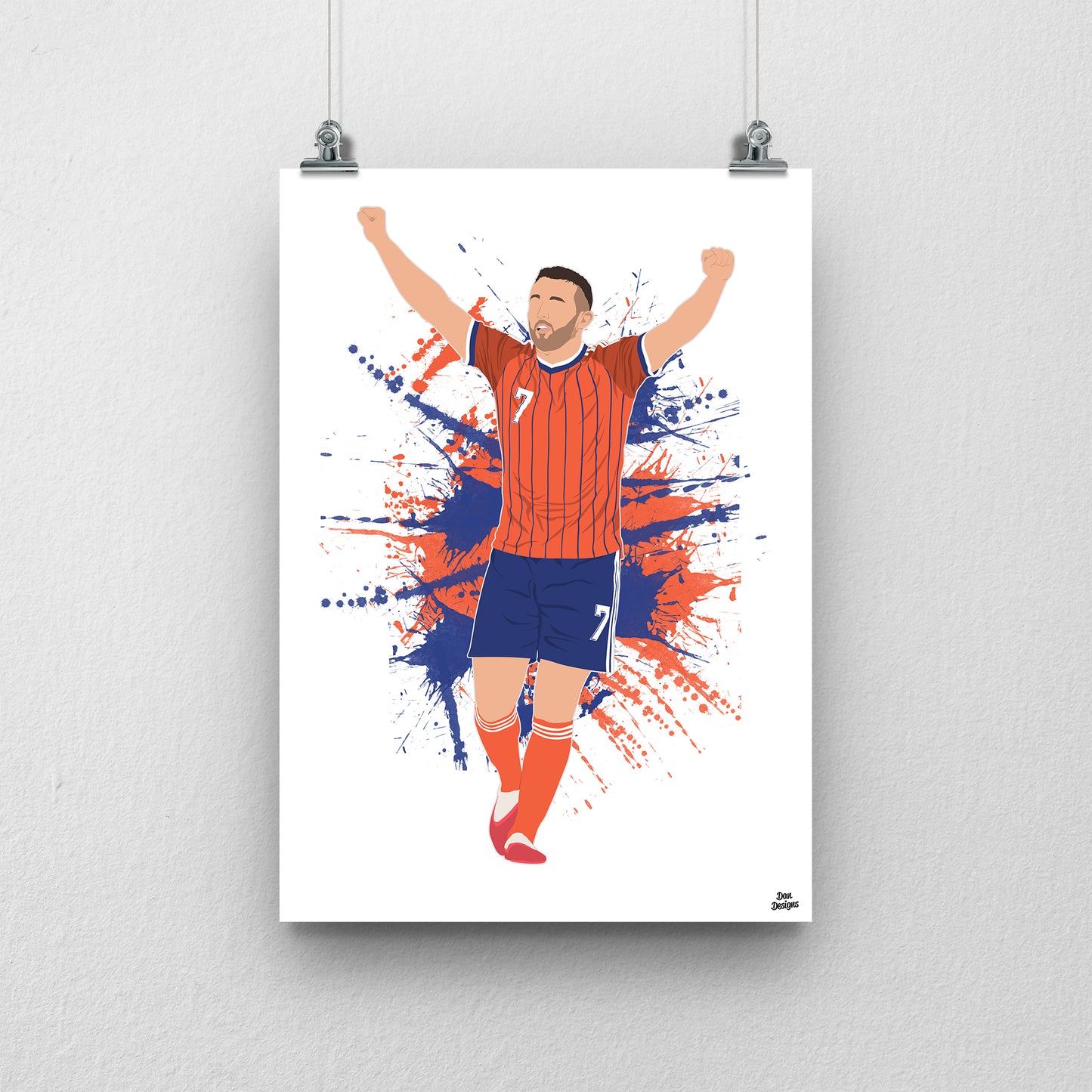 John McGinn Print – Scotland World Cup 2026 Goal Artwork