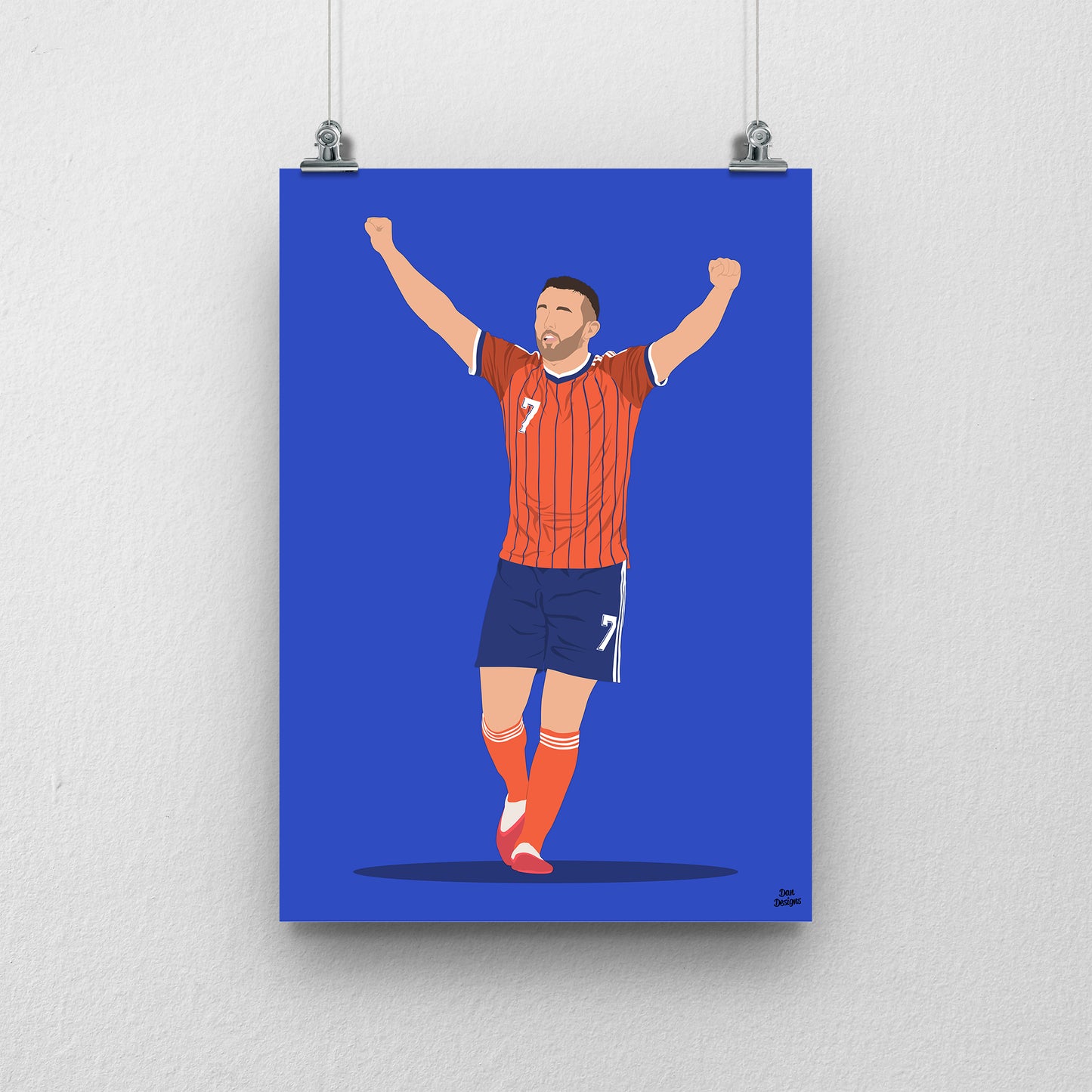 John McGinn Print – Scotland World Cup 2026 Goal Artwork