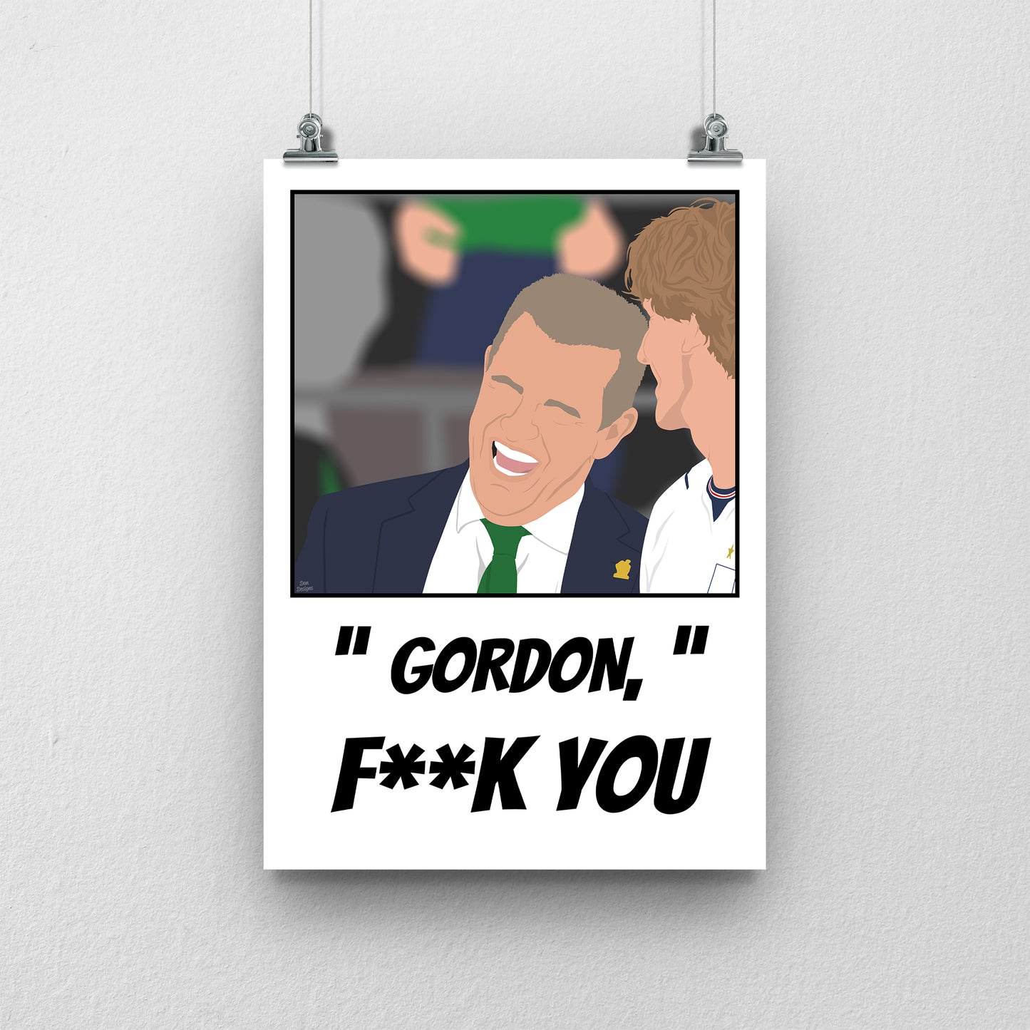 "Gordon, F You!" Mexico Manager Laughing Print, World Cup 2026.