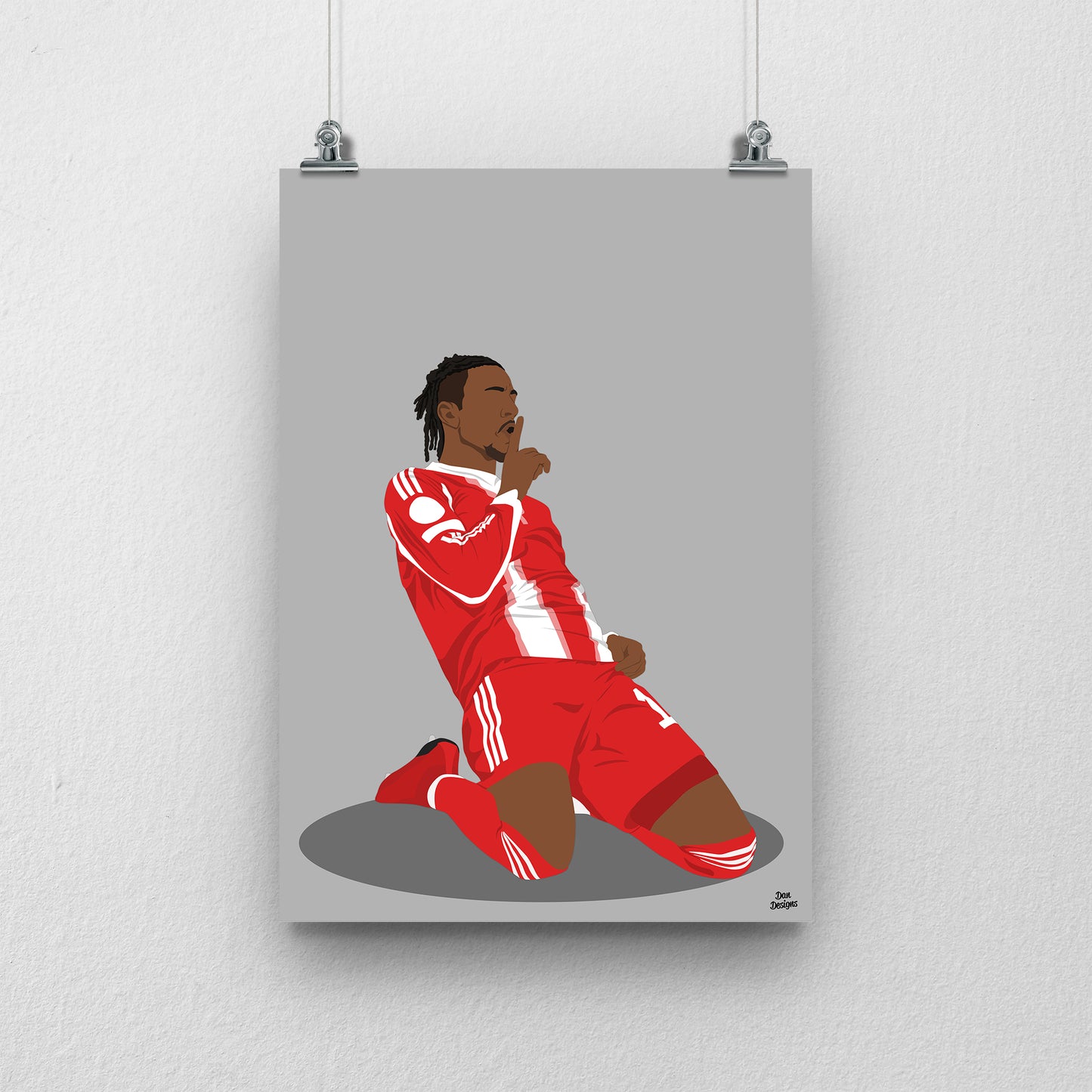 Michael Olise Bayern Munich Print – Football Wall Art