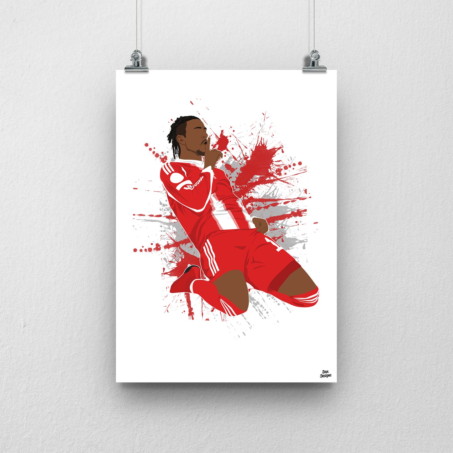 Michael Olise Bayern Munich Print – Football Wall Art